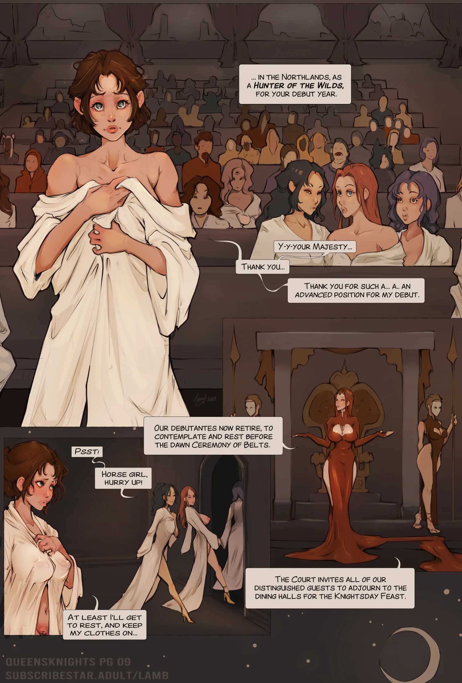 QueensKnights 1-4 porn comic picture 9