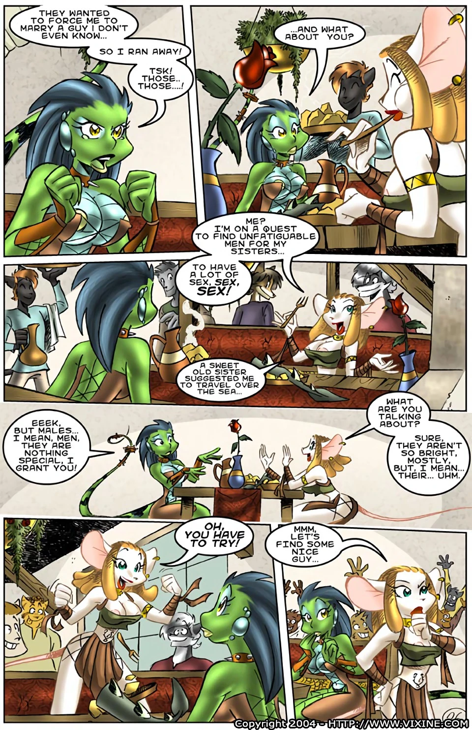 Quest For Fun 1 porn comic picture 27