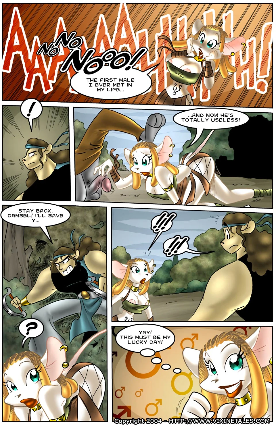 Quest For Fun 1 porn comic picture 7
