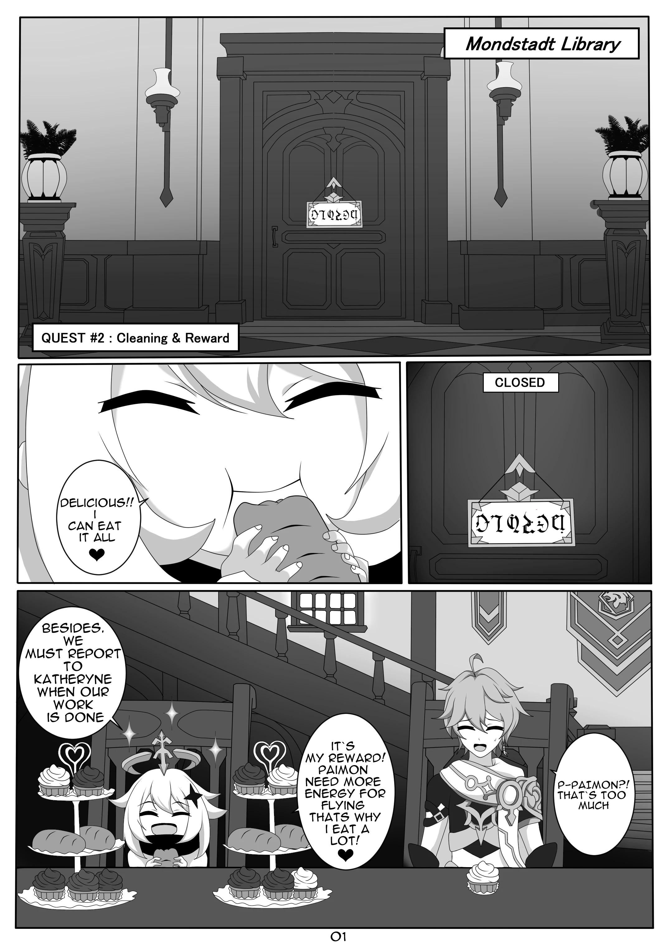Quest Impact 2 porn comic picture 2