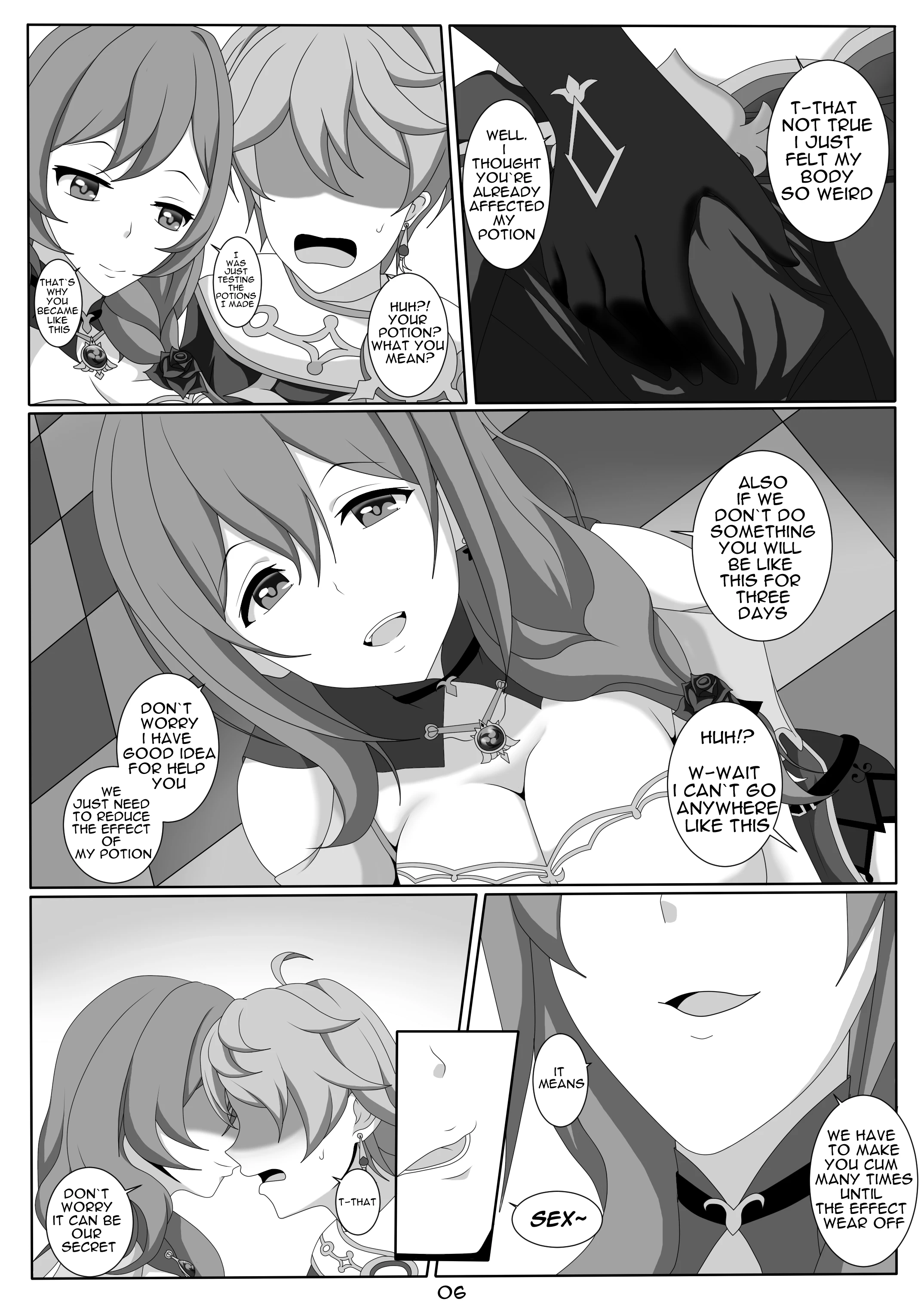 Quest Impact 2 porn comic picture 7