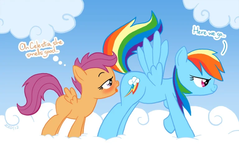 Rainbow Dash and Scootaloo porn comic picture 1