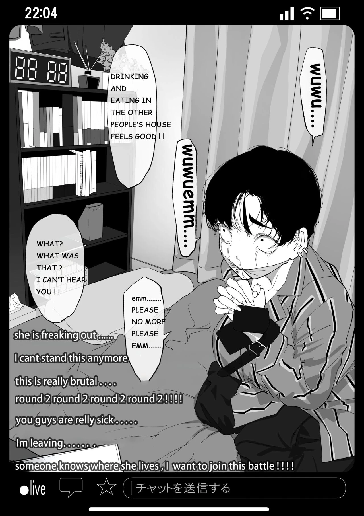 Rape and Pregnant Live Show porn comic picture 25
