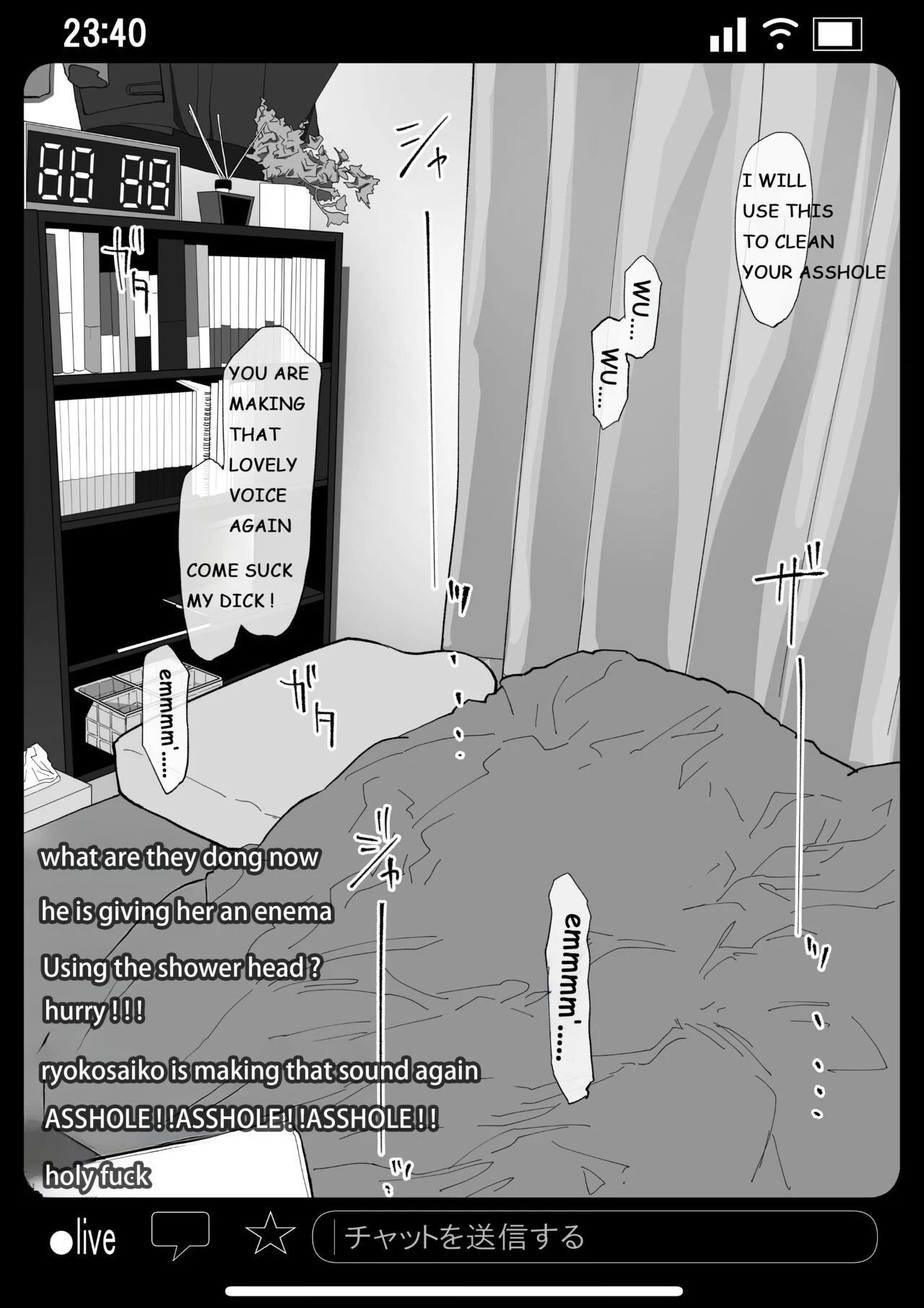 Rape and Pregnant Live Show porn comic picture 40