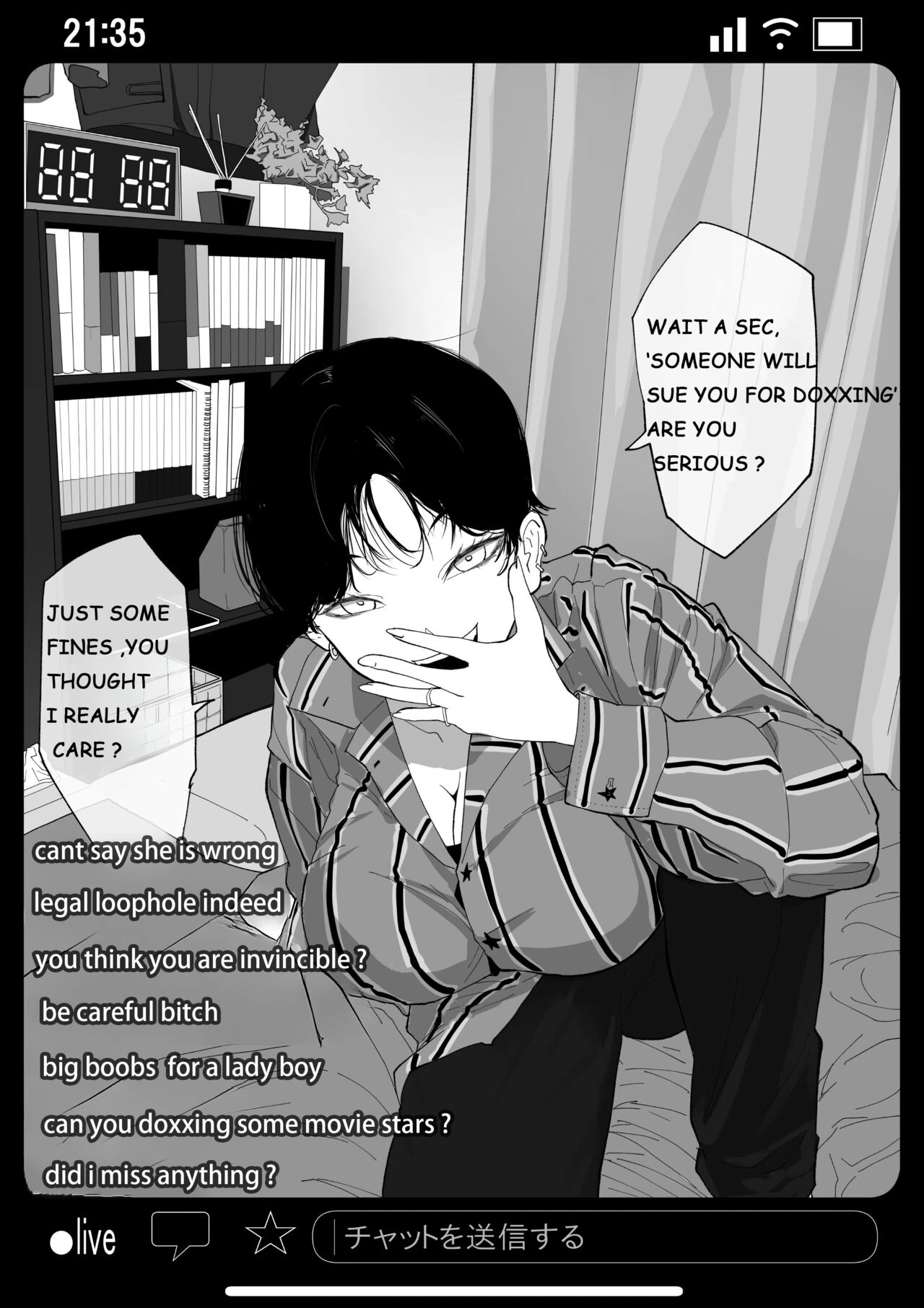 Rape and Pregnant Live Show porn comic picture 5