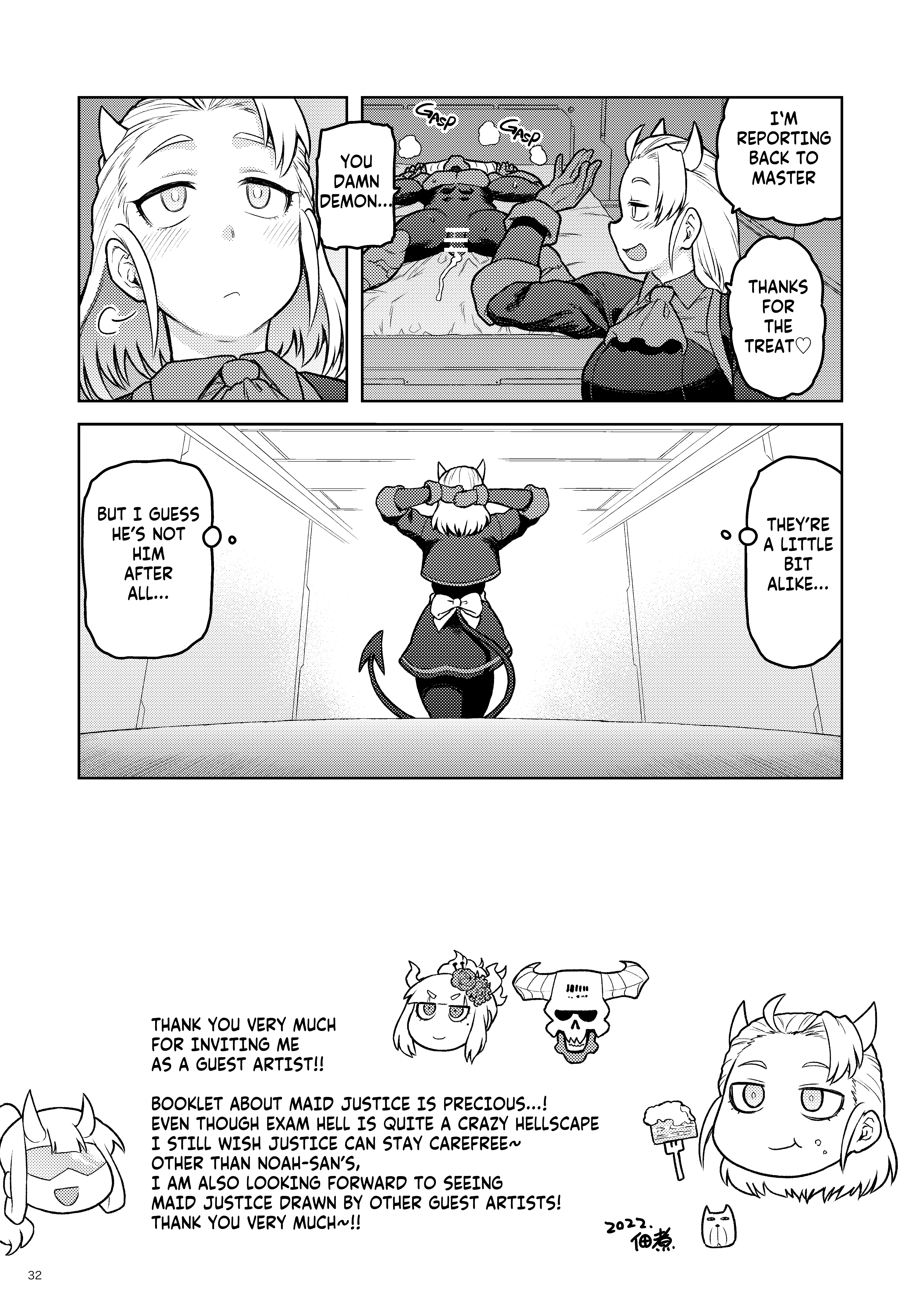 Re: Examtaker Justice Fanzine porn comic picture 29