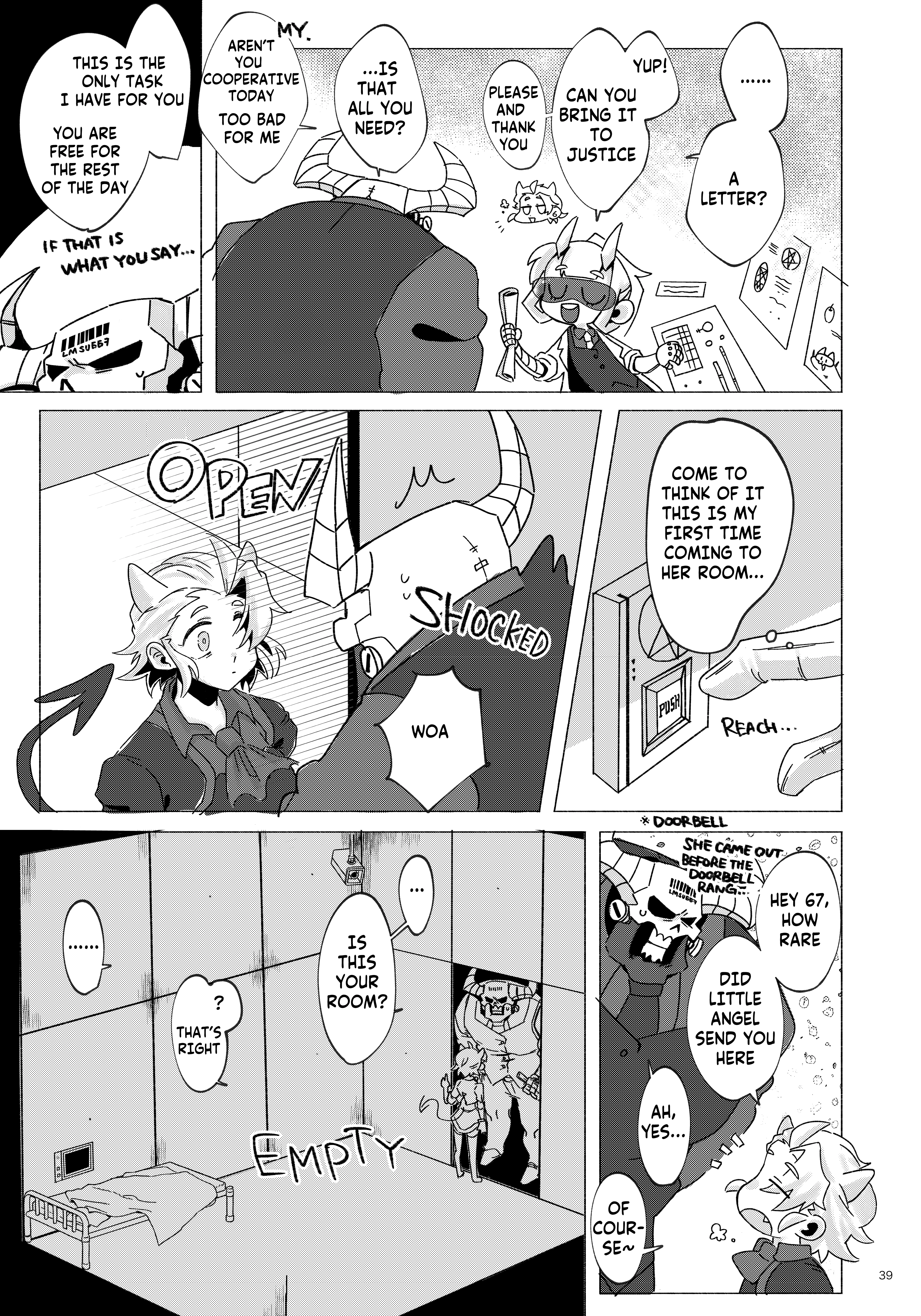 Re: Examtaker Justice Fanzine porn comic picture 36
