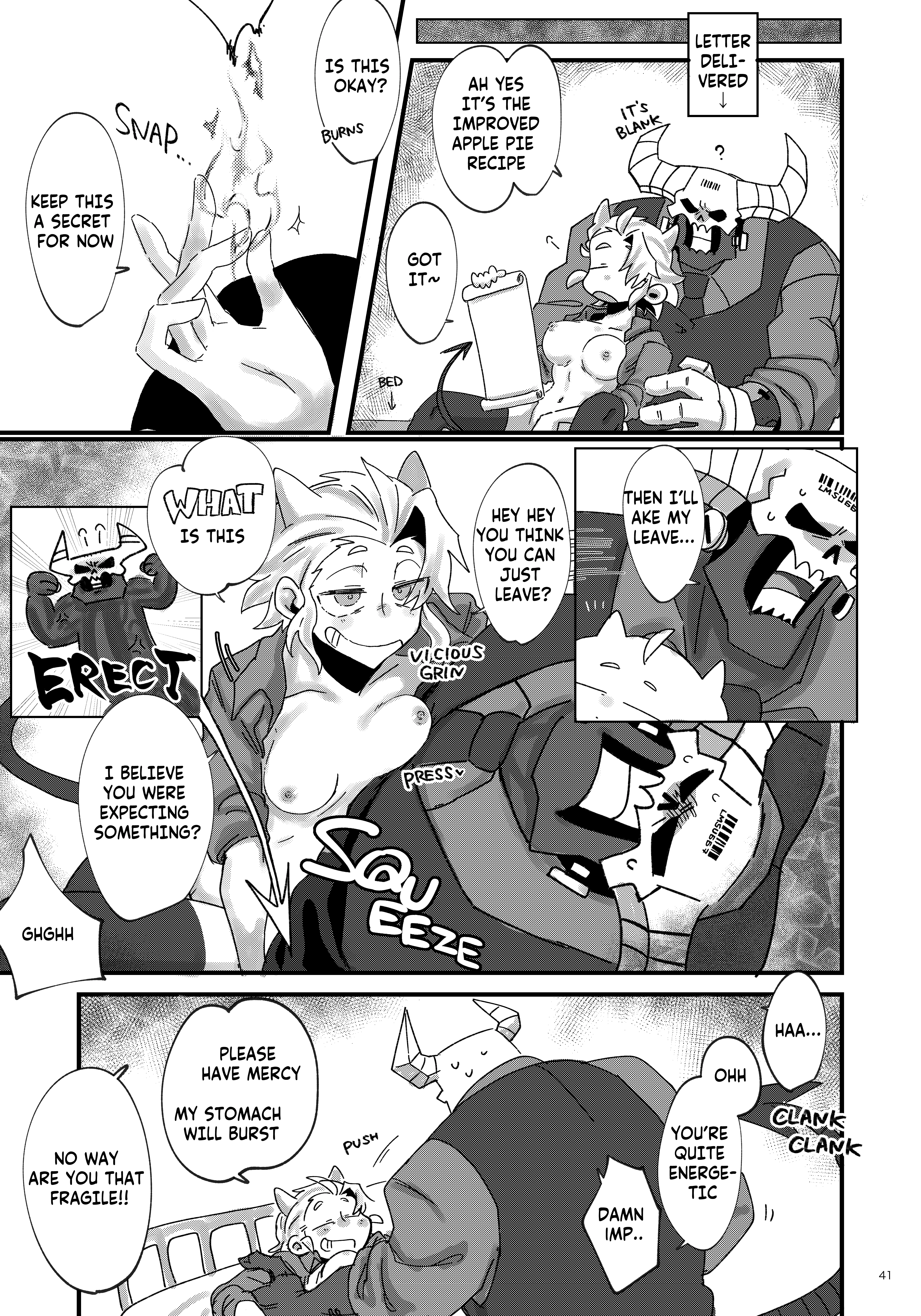Re: Examtaker Justice Fanzine porn comic picture 38