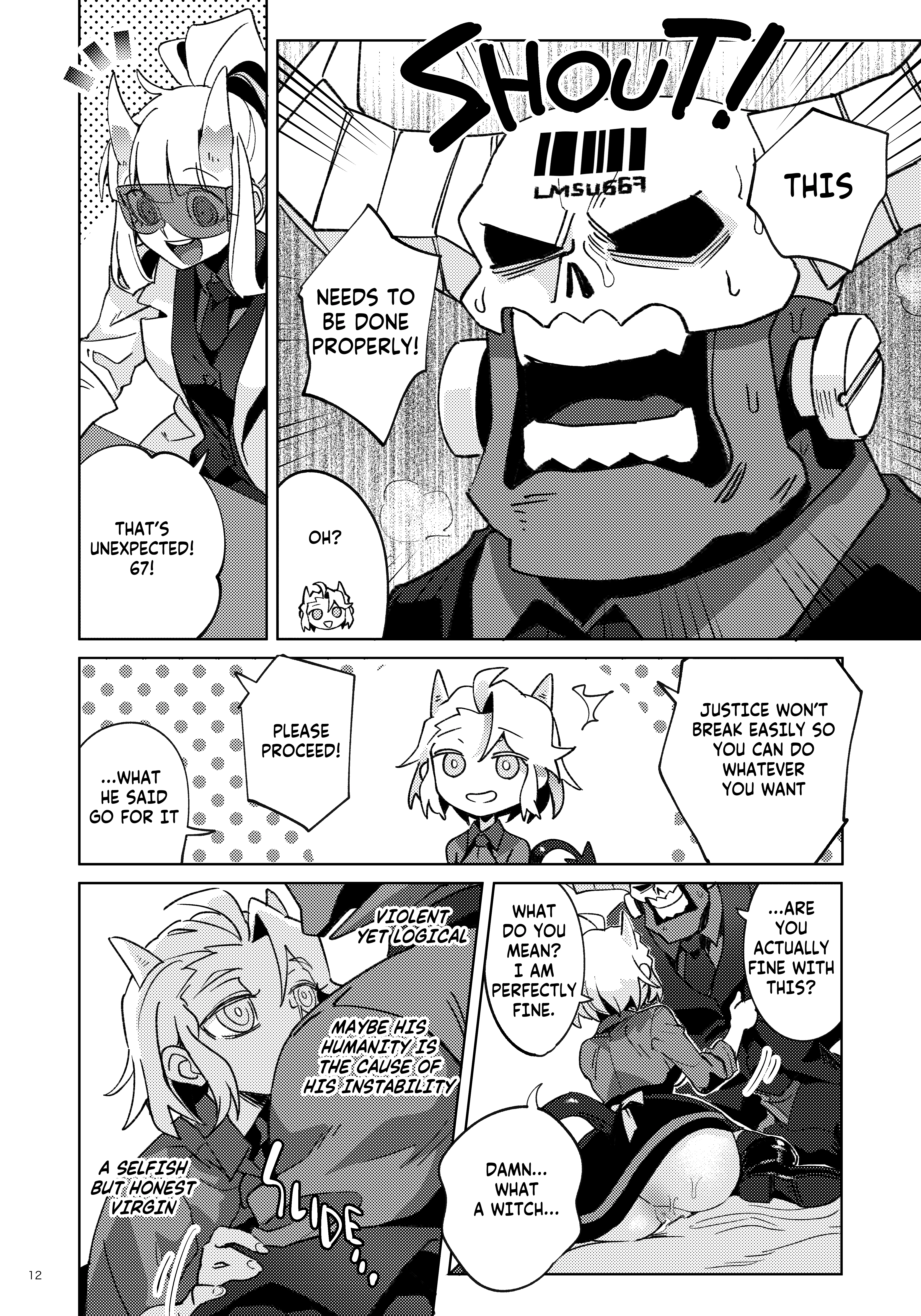 Re: Examtaker Justice Fanzine porn comic picture 9