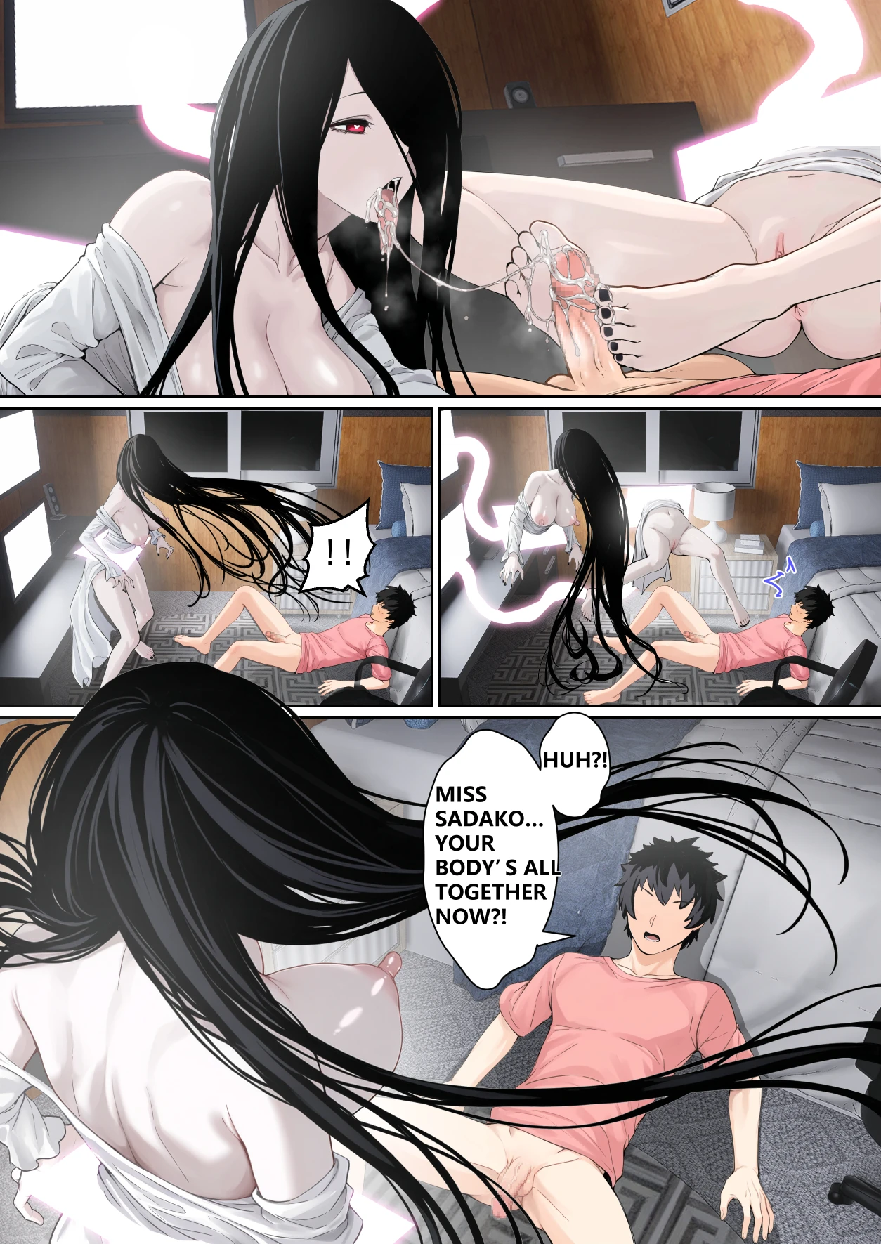 Regarding Sadako Getting Stuck On A Computer Screen porn comic picture 47