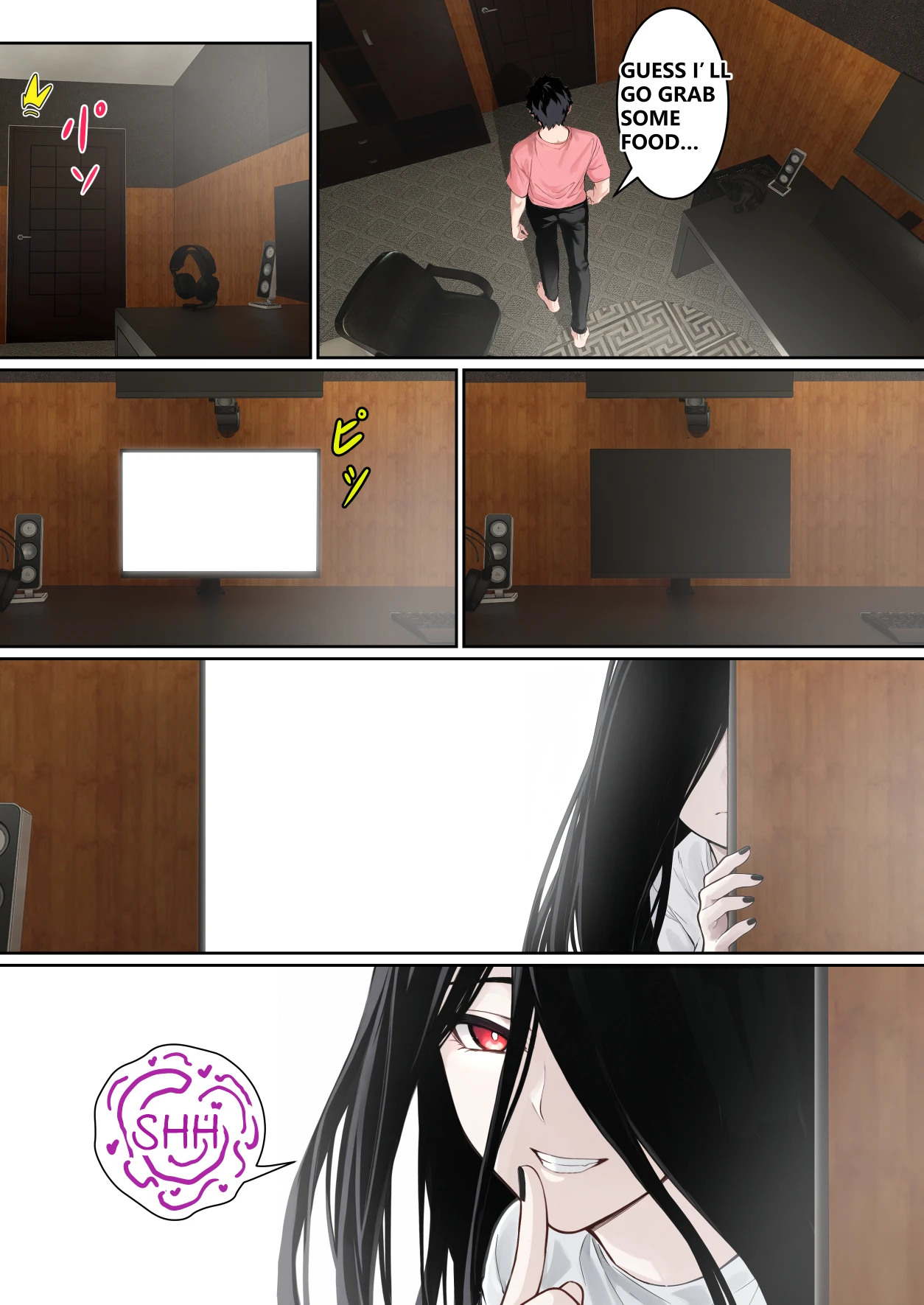 Regarding Sadako Getting Stuck On A Computer Screen porn comic picture 56