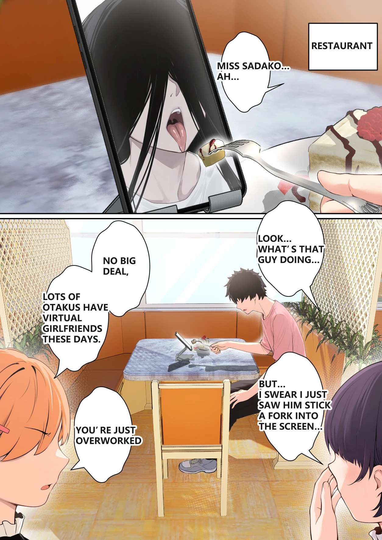 Regarding Sadako Getting Stuck On A Computer Screen porn comic picture 59