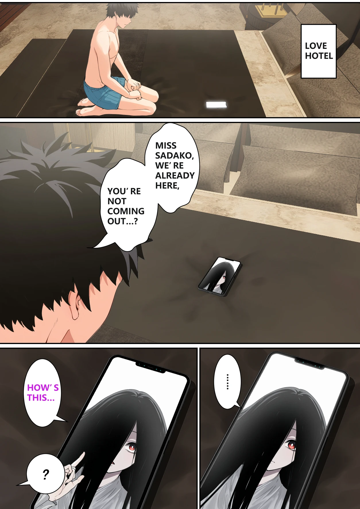 Regarding Sadako Getting Stuck On A Computer Screen porn comic picture 60