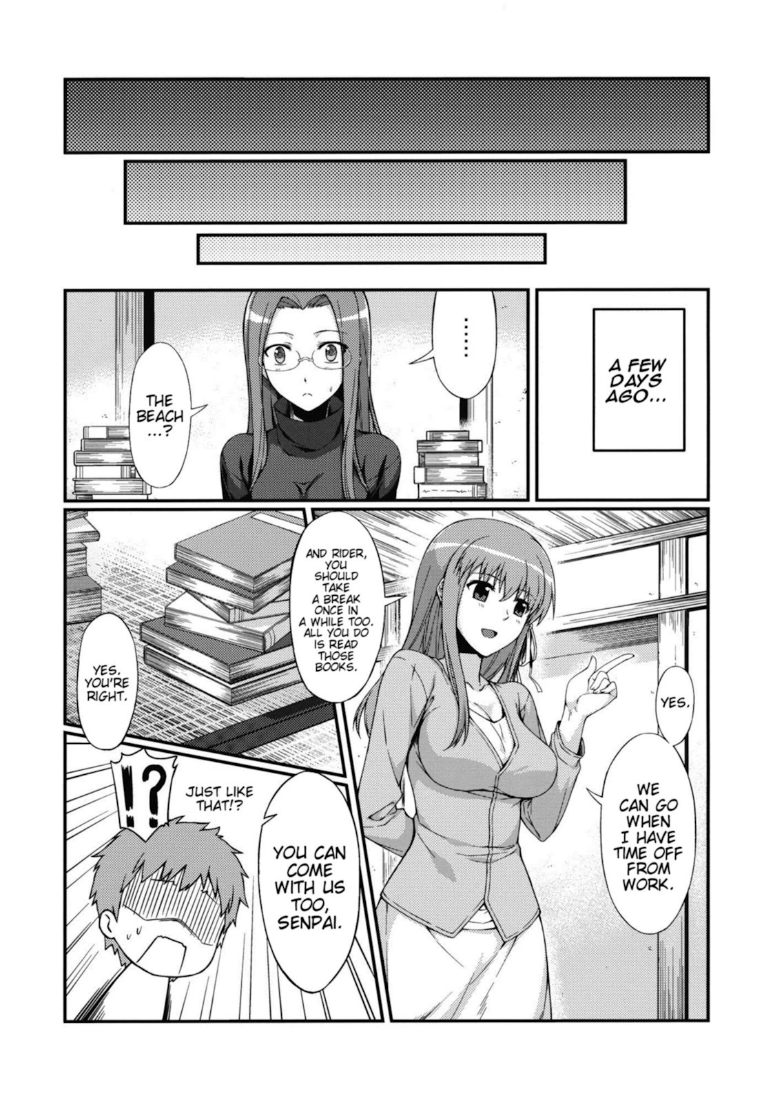 Rider-san and the Beach porn comic picture 3