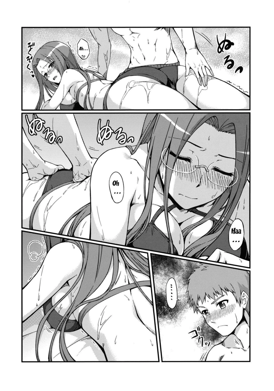 Rider-san and the Beach porn comic picture 7
