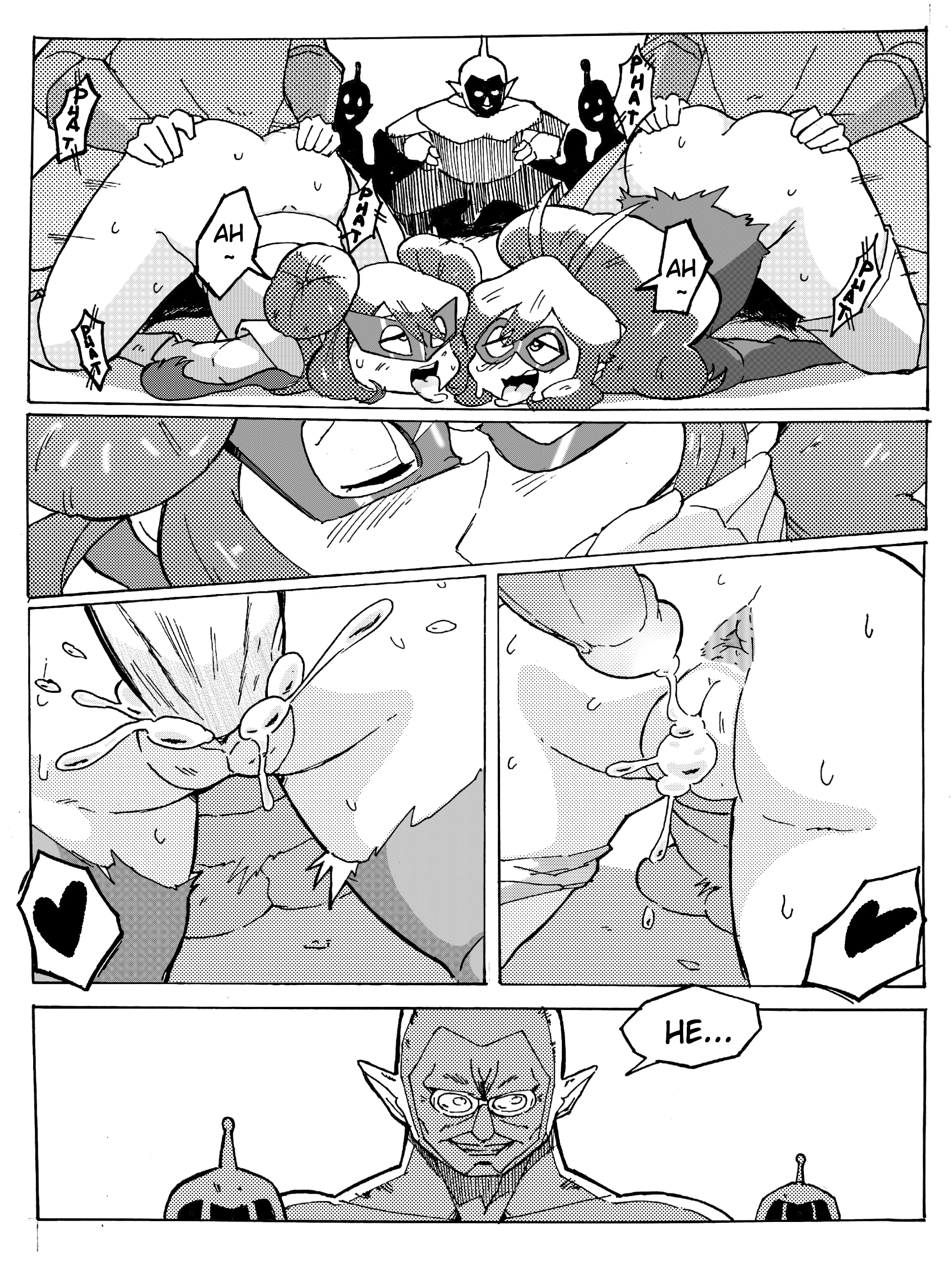 Riolu Girl and Gible Girl: Pound Town porn comic picture 10