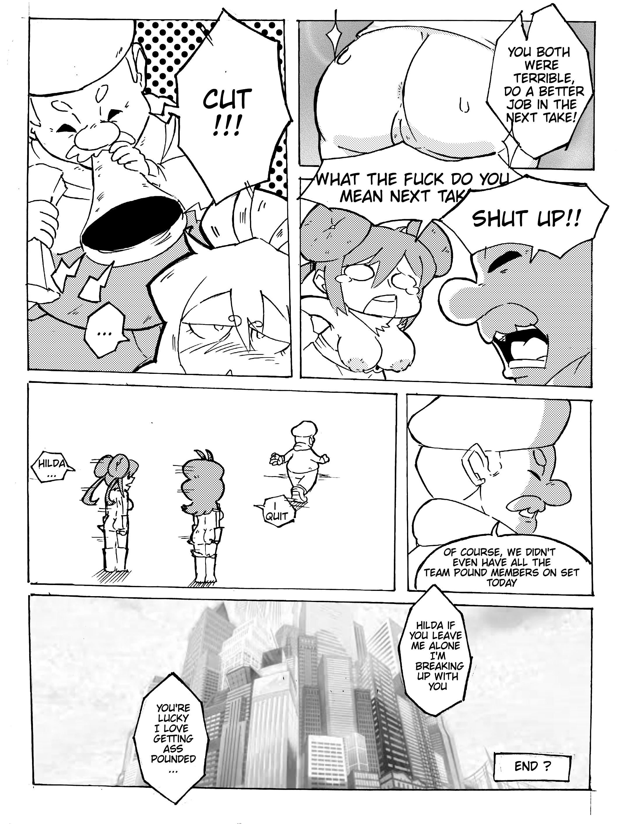 Riolu Girl and Gible Girl: Pound Town porn comic picture 15