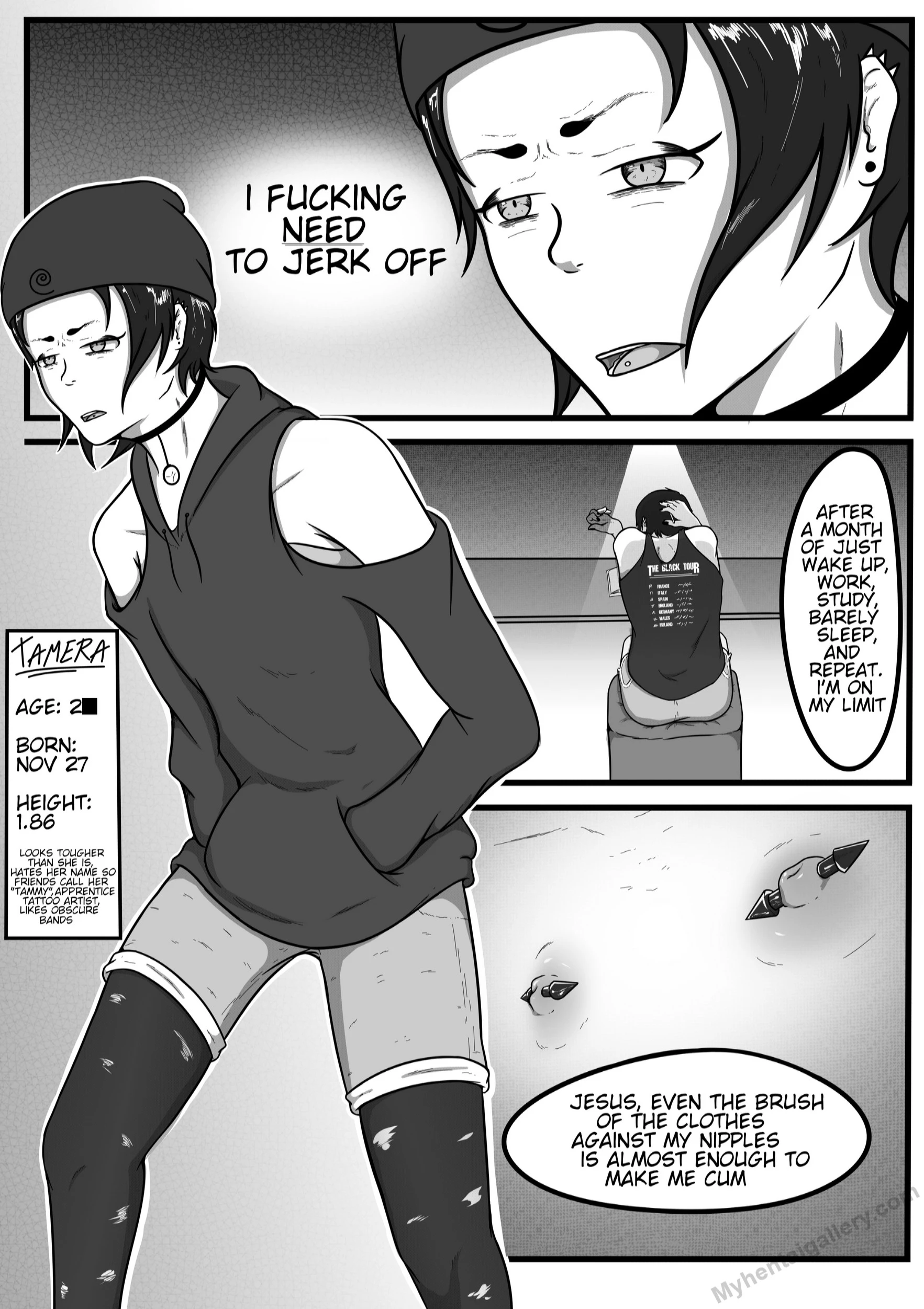 Risky Faps – Flat Chested Girl porn comic picture 3