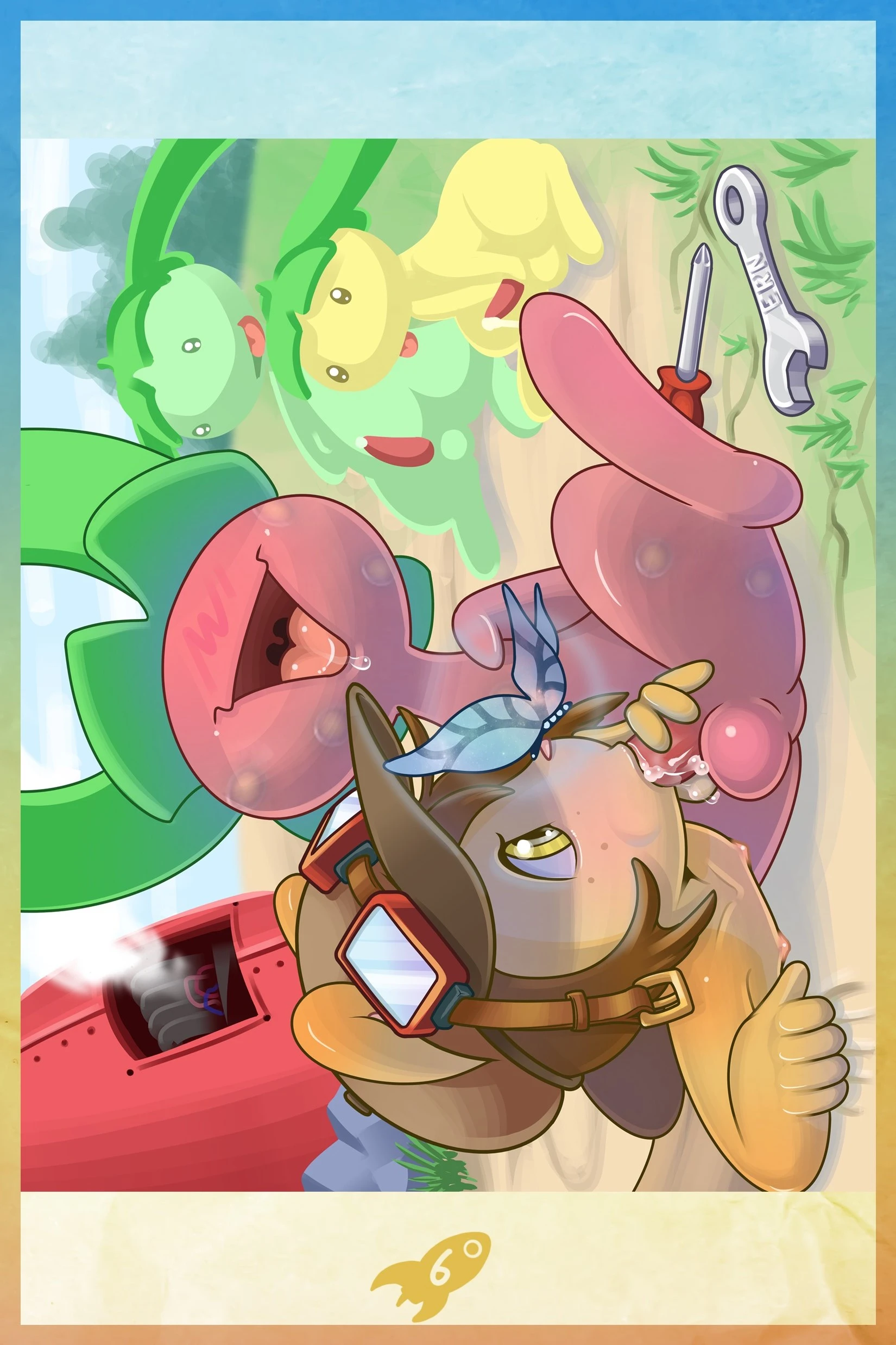 Rocket girl porn comic picture 7