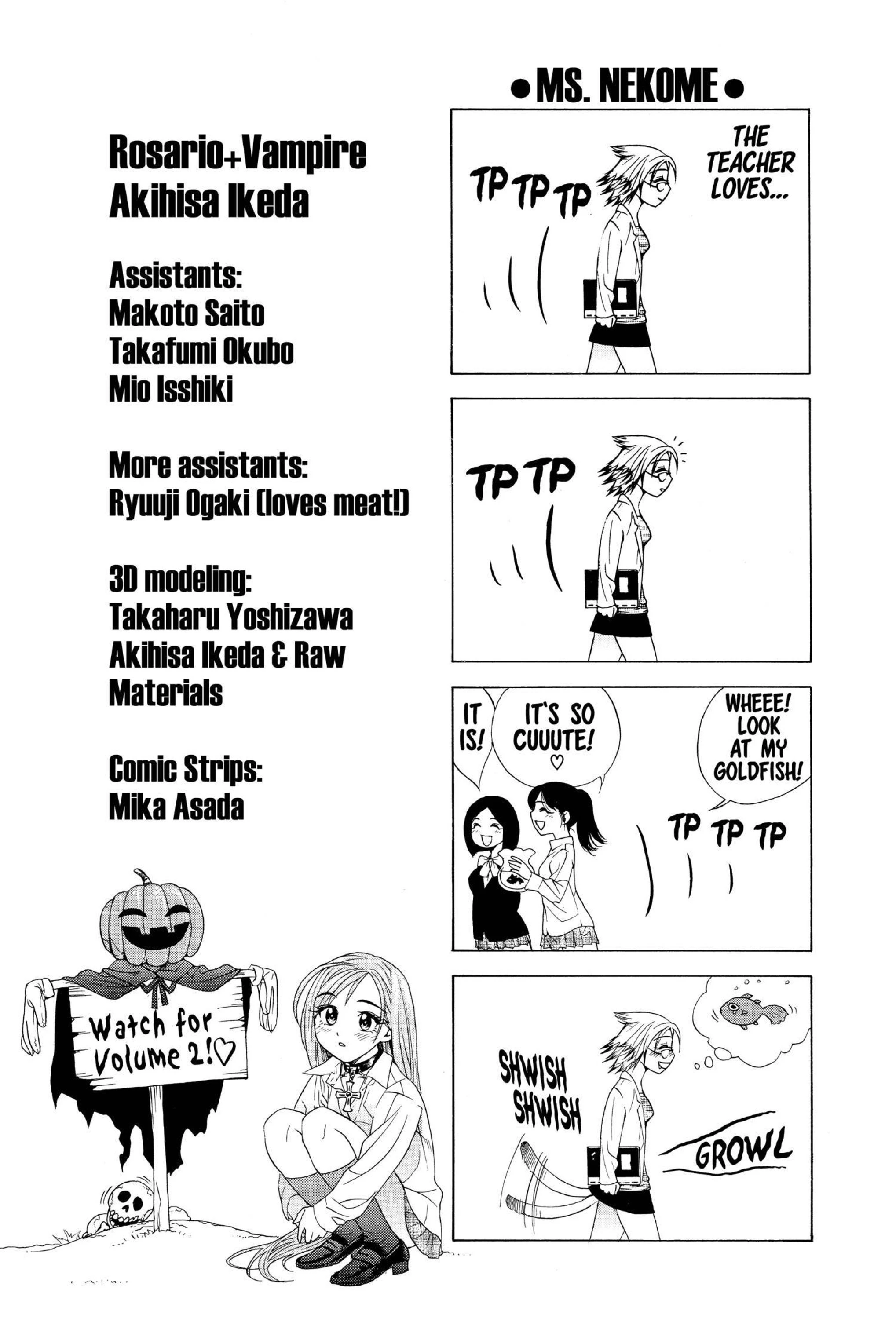 Rosario + Vampire Vol. 1 porn comic picture 187