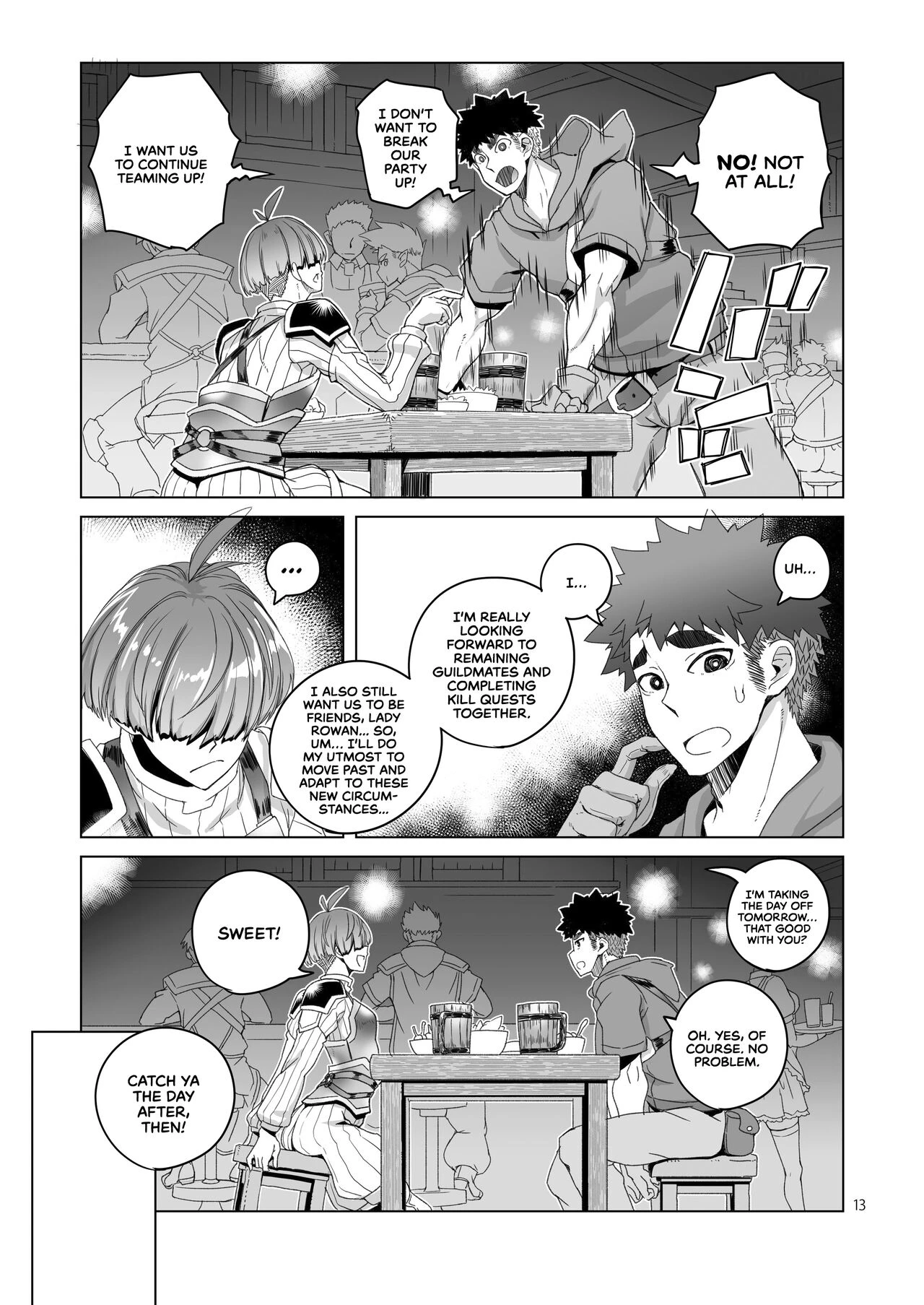 Rowan Nyokenshi wa Kakusenai | Rowan, the Swordswoman in Plain Sight porn comic picture 12