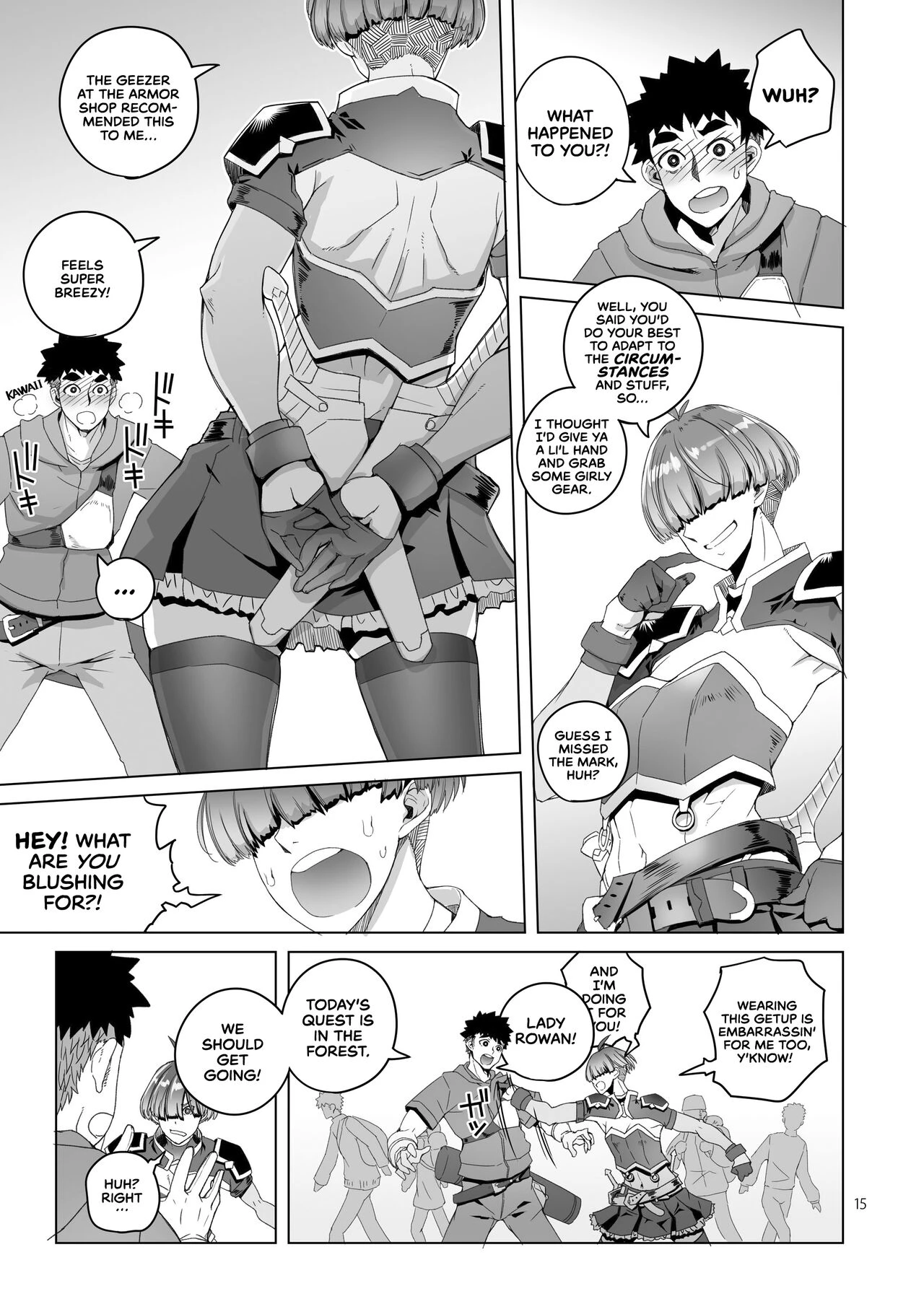 Rowan Nyokenshi wa Kakusenai | Rowan, the Swordswoman in Plain Sight porn comic picture 14