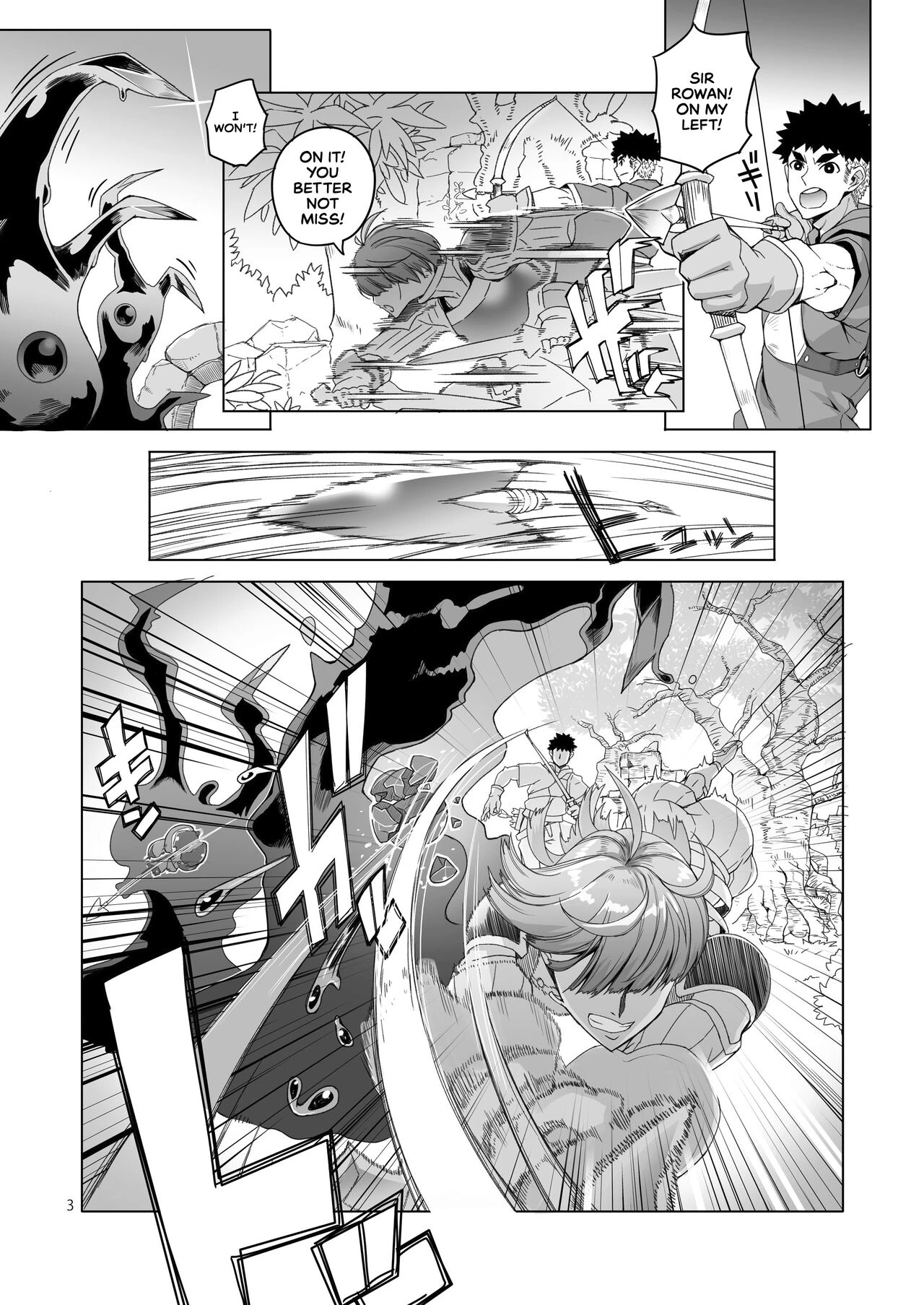 Rowan Nyokenshi wa Kakusenai | Rowan, the Swordswoman in Plain Sight porn comic picture 2