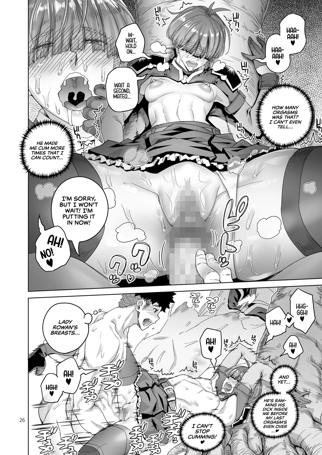 Rowan Nyokenshi wa Kakusenai | Rowan, the Swordswoman in Plain Sight porn comic picture 25