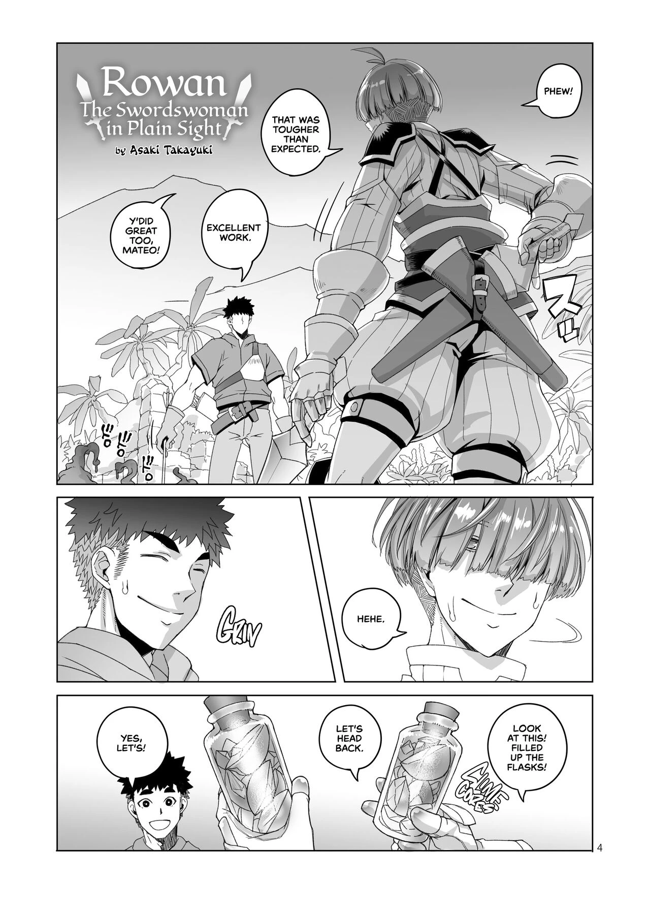 Rowan Nyokenshi wa Kakusenai | Rowan, the Swordswoman in Plain Sight porn comic picture 3