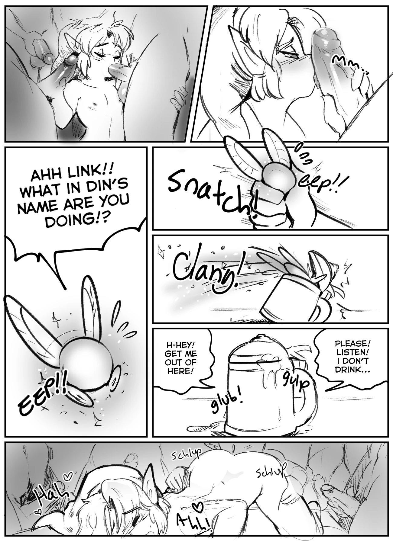 Rupees Please porn comic picture 4