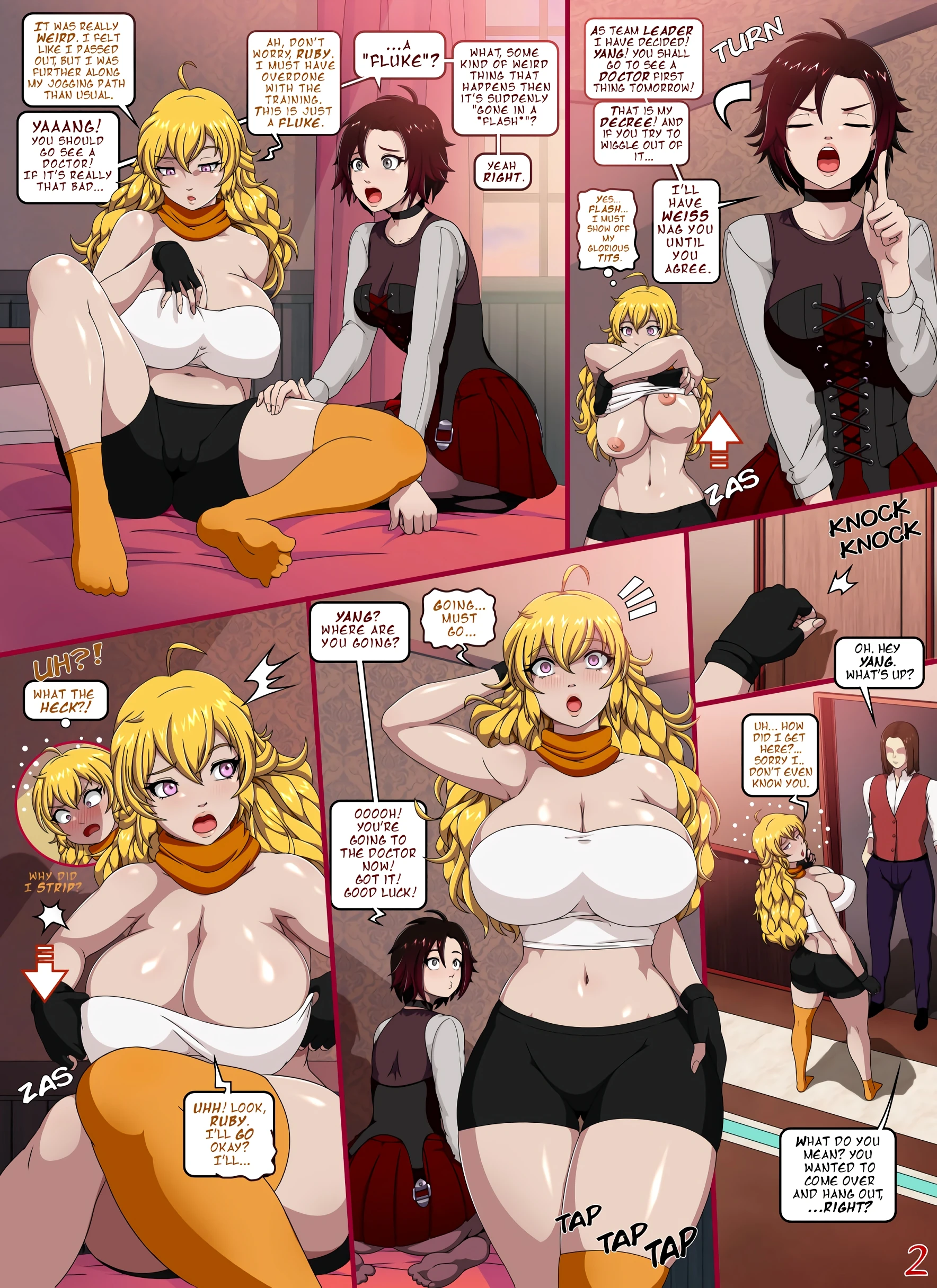 RWBY: Yang's Aura Possession porn comic picture 2