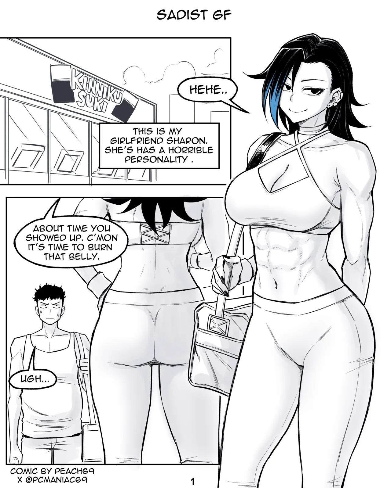 Sadist Junior / Sadist GF porn comic picture 49