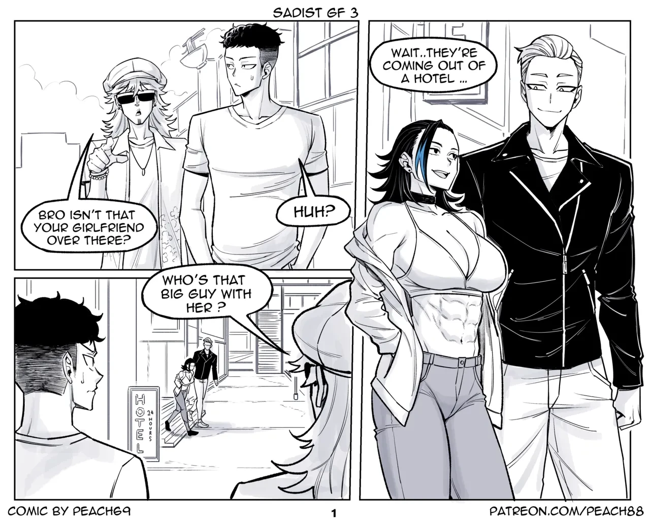 Sadist Junior / Sadist GF porn comic picture 68