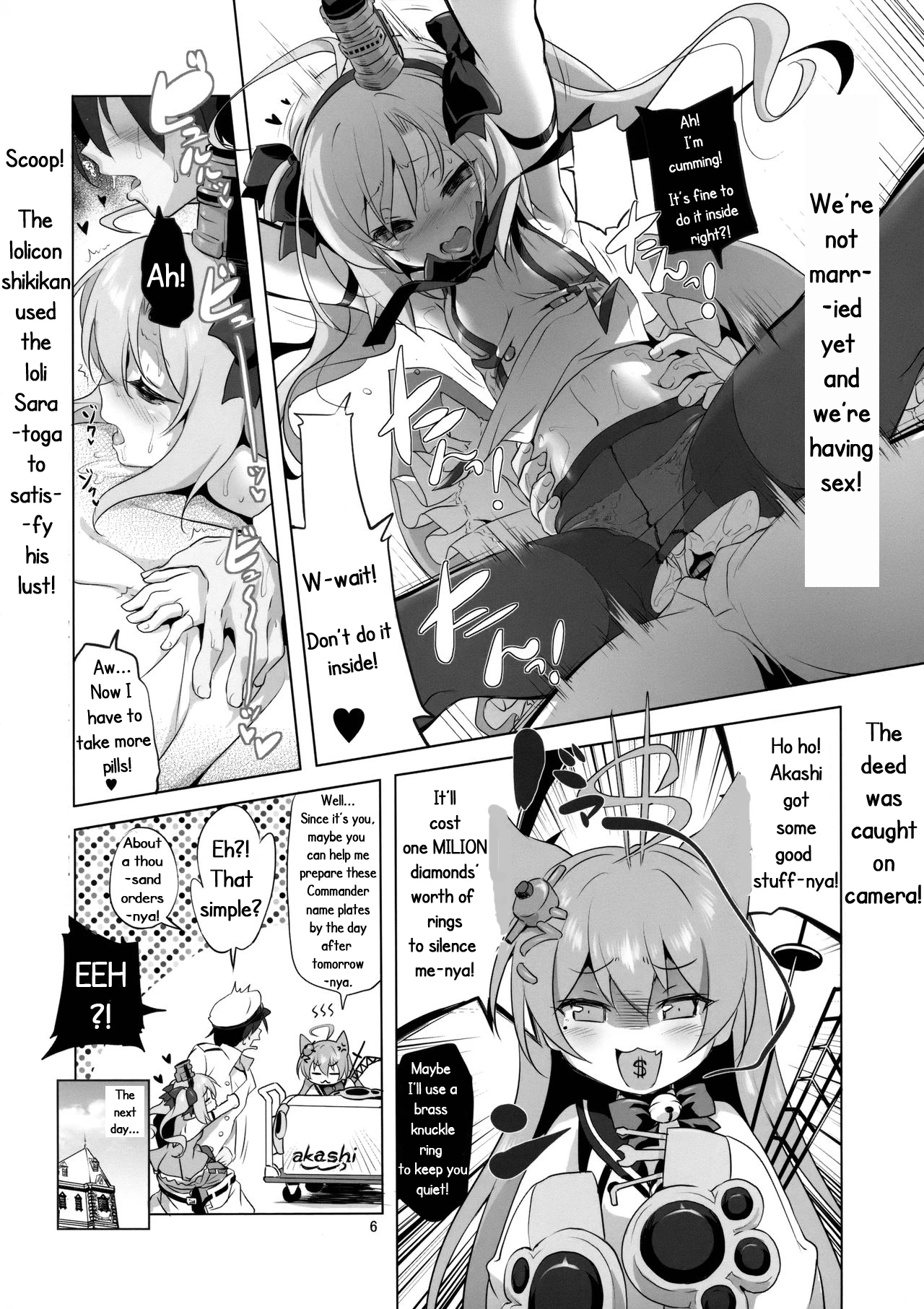 Saratoga-chan no Itazura Daisenryaku! porn comic picture 5