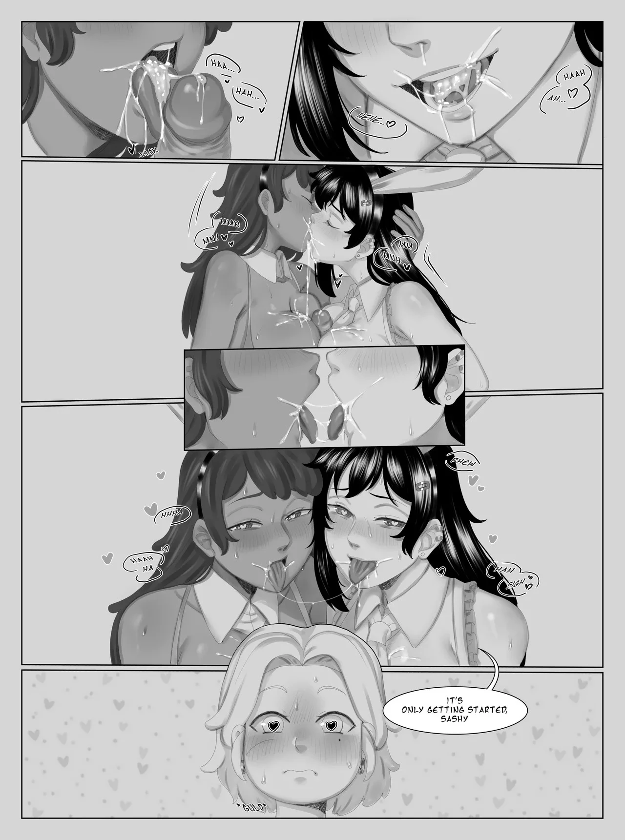 Sasha's Birthday Present porn comic picture 6