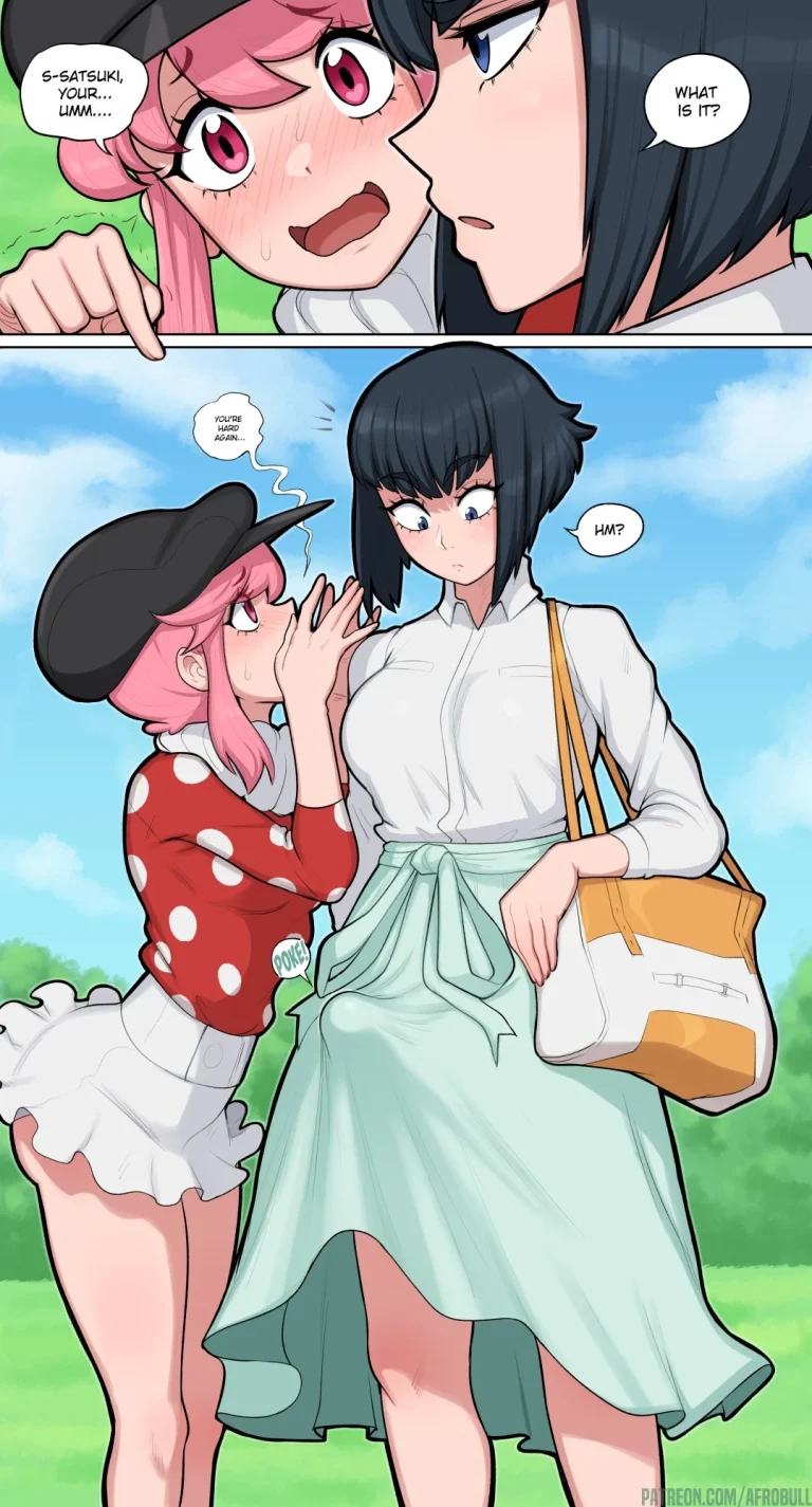 Satsuki x Nonon porn comic picture 1