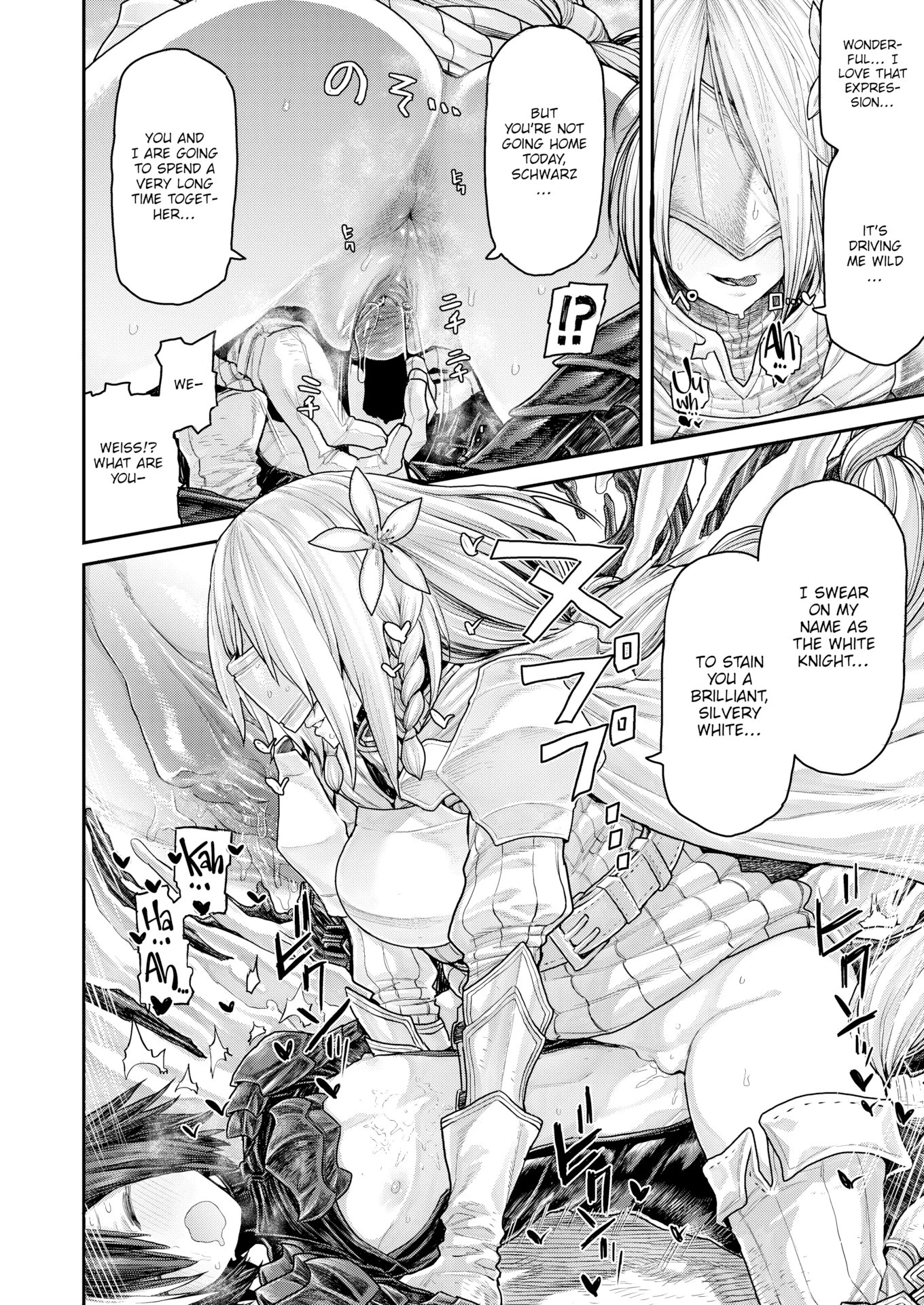 Schwarz Weiß porn comic picture 8