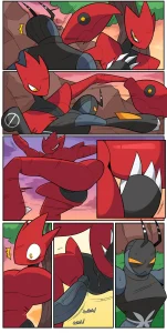 Scizor and Lokix: Mating Rituals porn comic picture 1