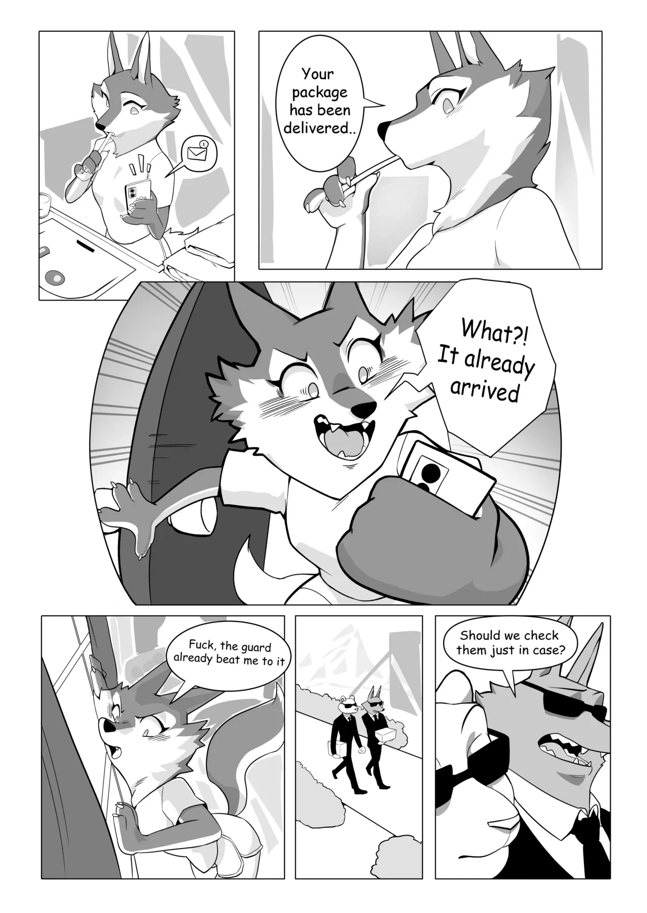 Secret Package porn comic picture 3