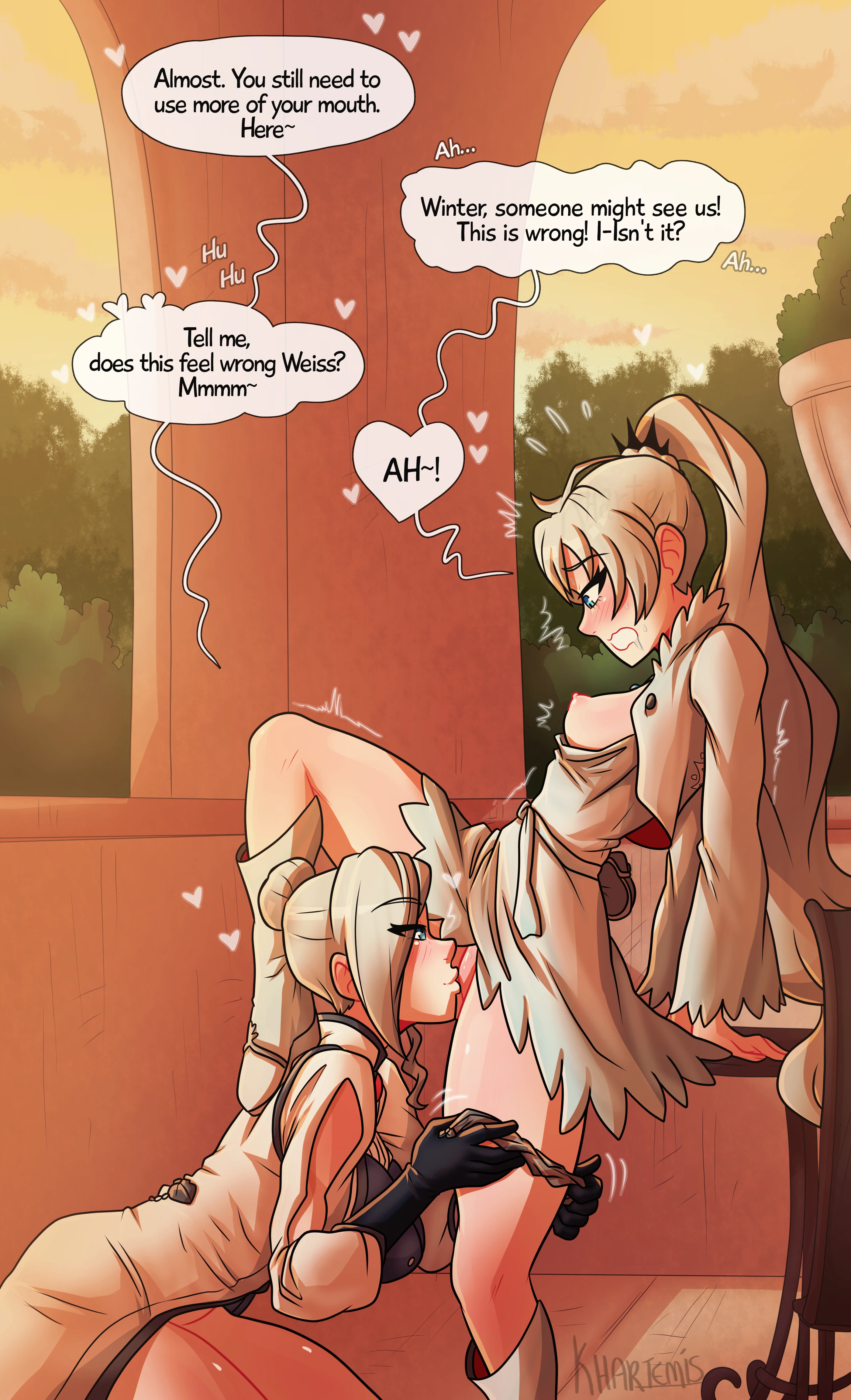 Secrets: Weiss and Winter porn comic picture 6