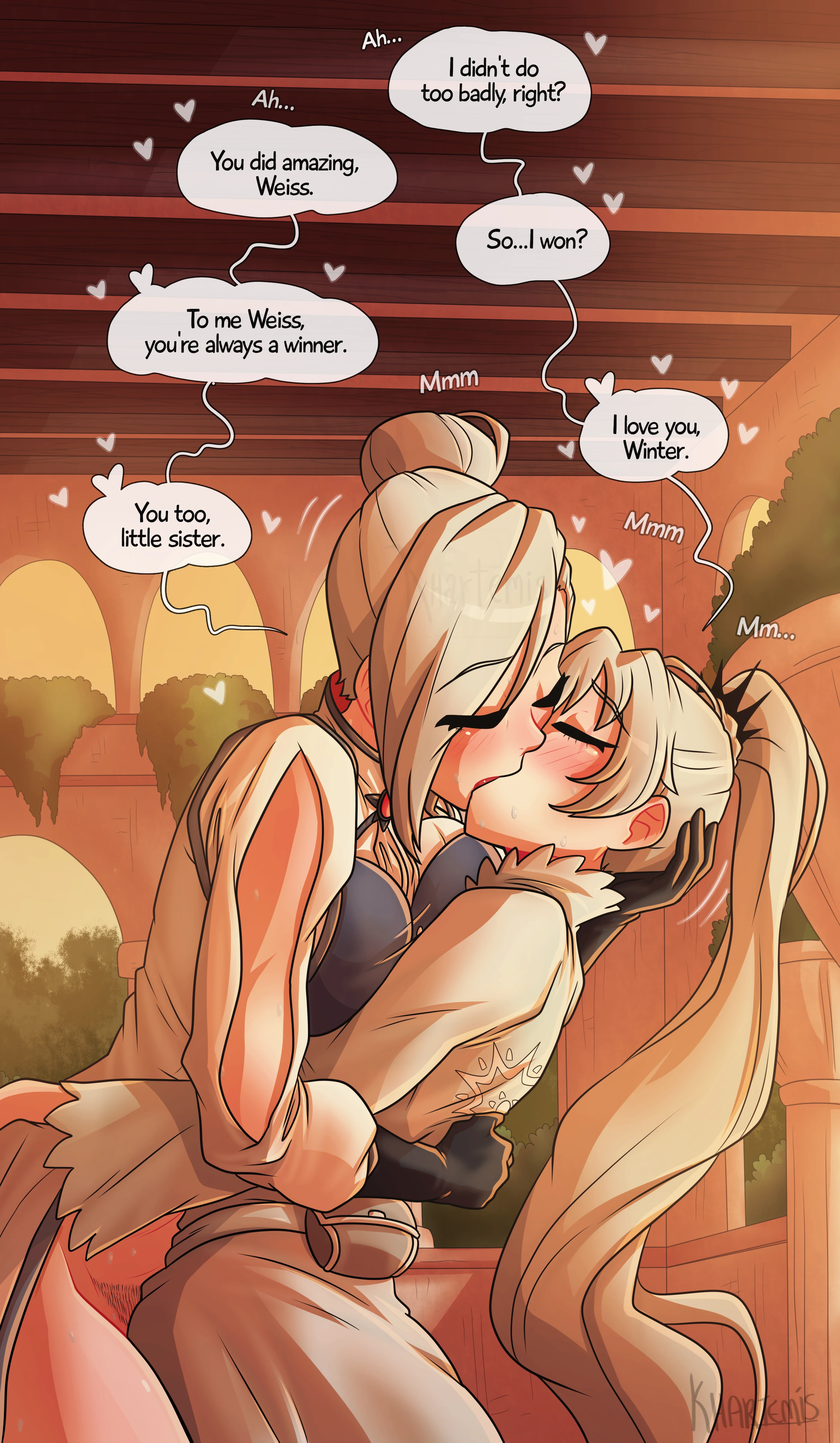 Secrets: Weiss and Winter porn comic picture 7
