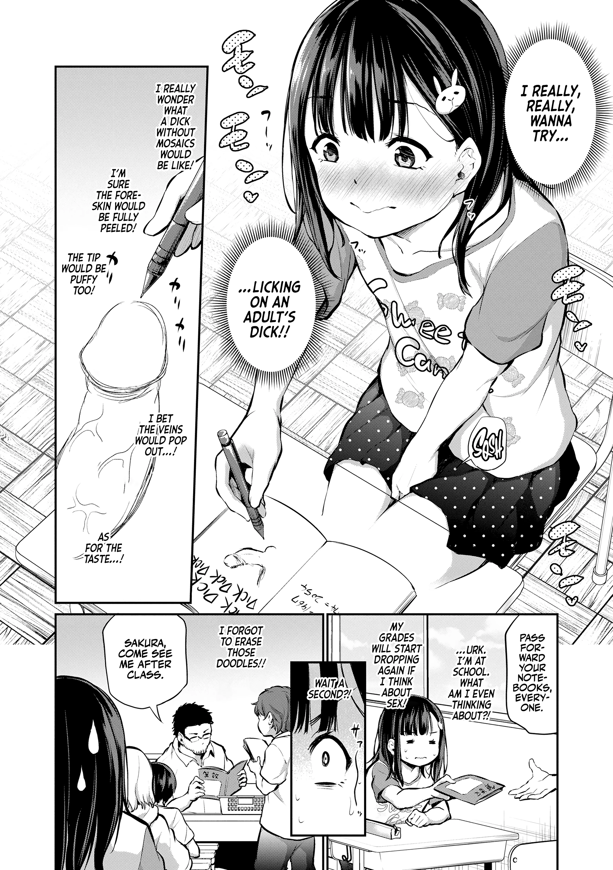 Sensei, Please Show Me Your Dick! porn comic picture 2