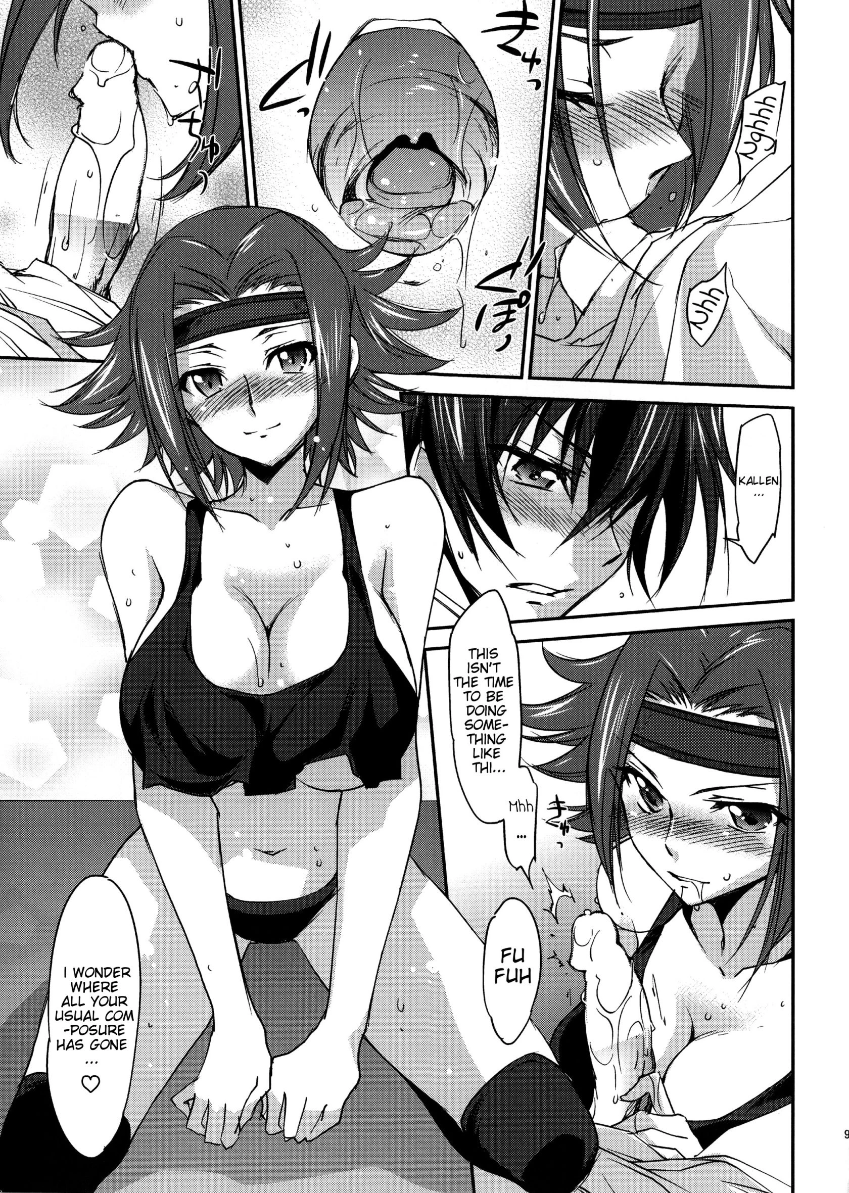Sentimental Kallen porn comic picture 10