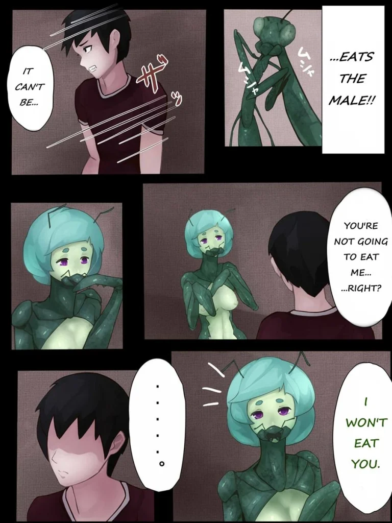 Sex with Mantis Girl -Report of Humanizer Virus Infection porn comic picture 17