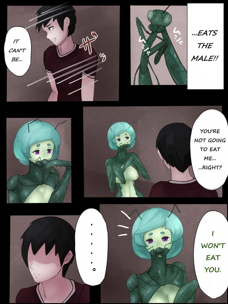 Sex with Mantis Girl -Report of Humanizer Virus Infection porn comic picture 17