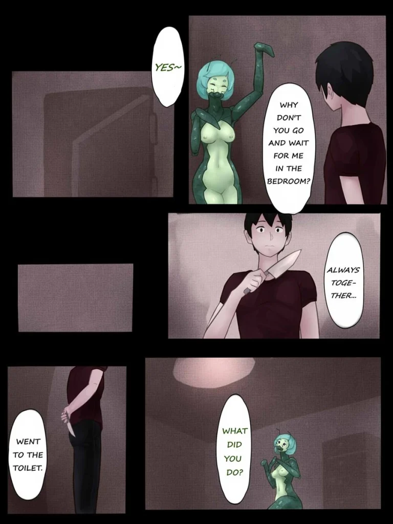 Sex with Mantis Girl -Report of Humanizer Virus Infection porn comic picture 27