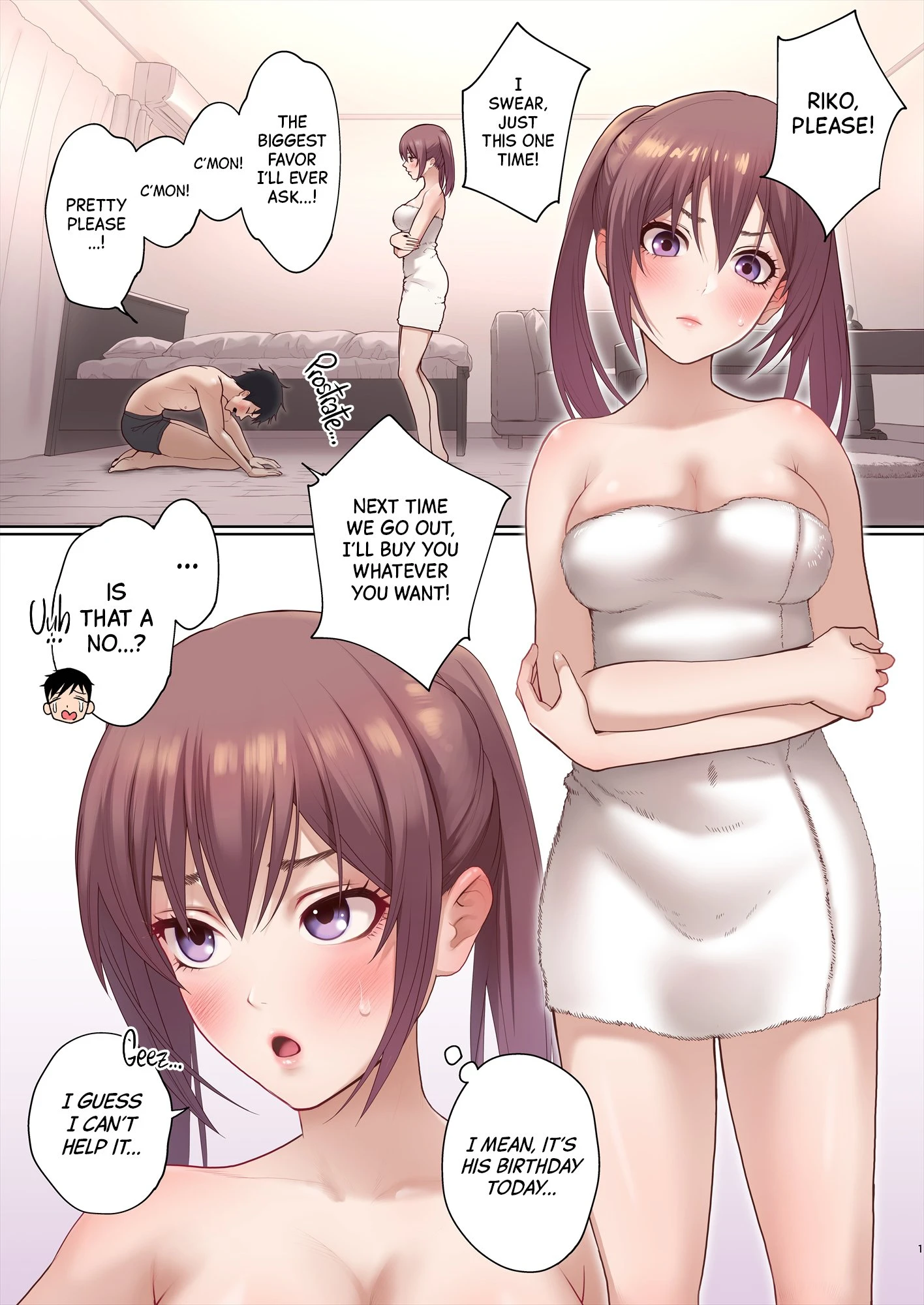 She’s Bad at Saying No porn comic picture 2