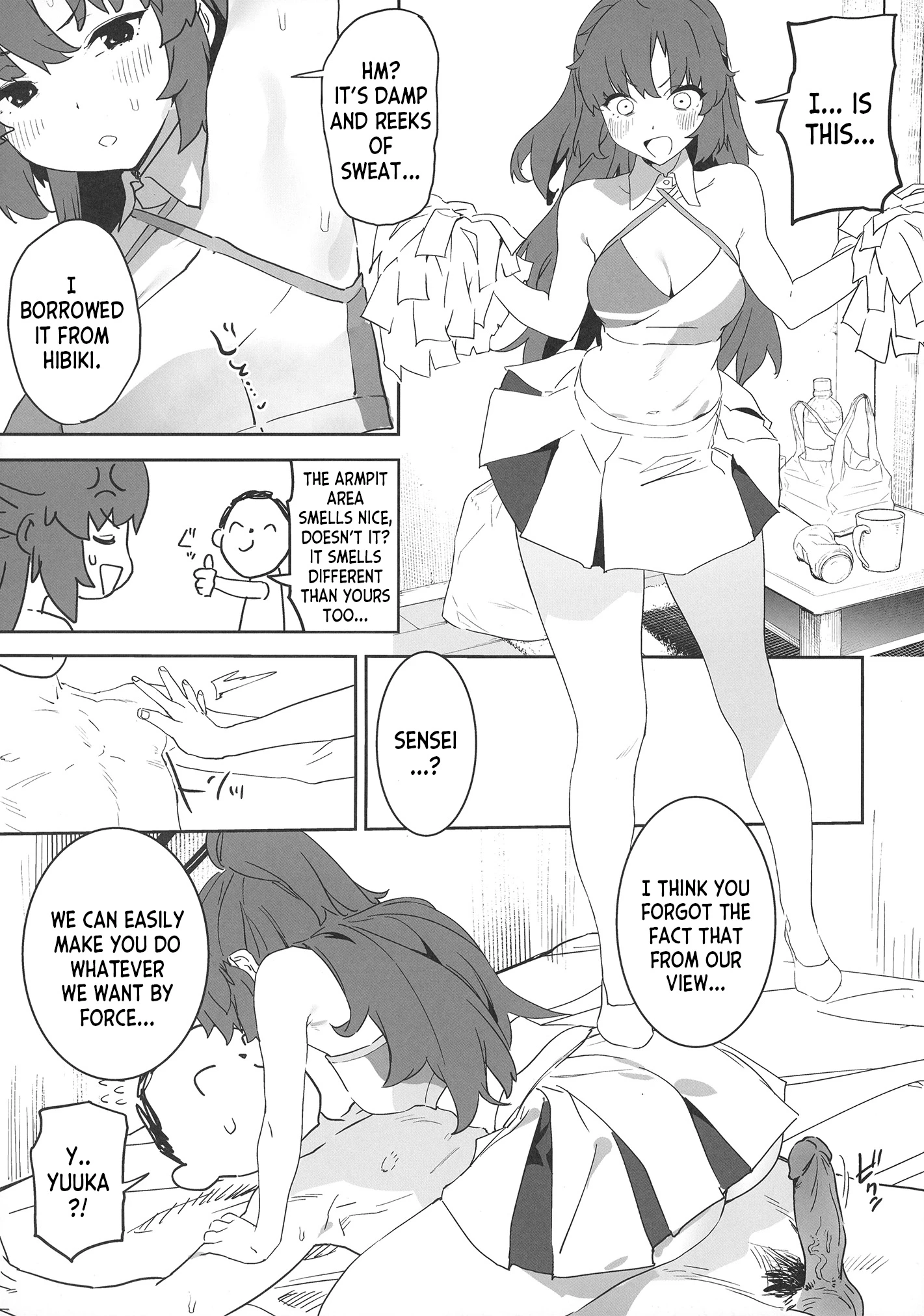 Shimi Ase Yuuka no Mure Momo Manko porn comic picture 18