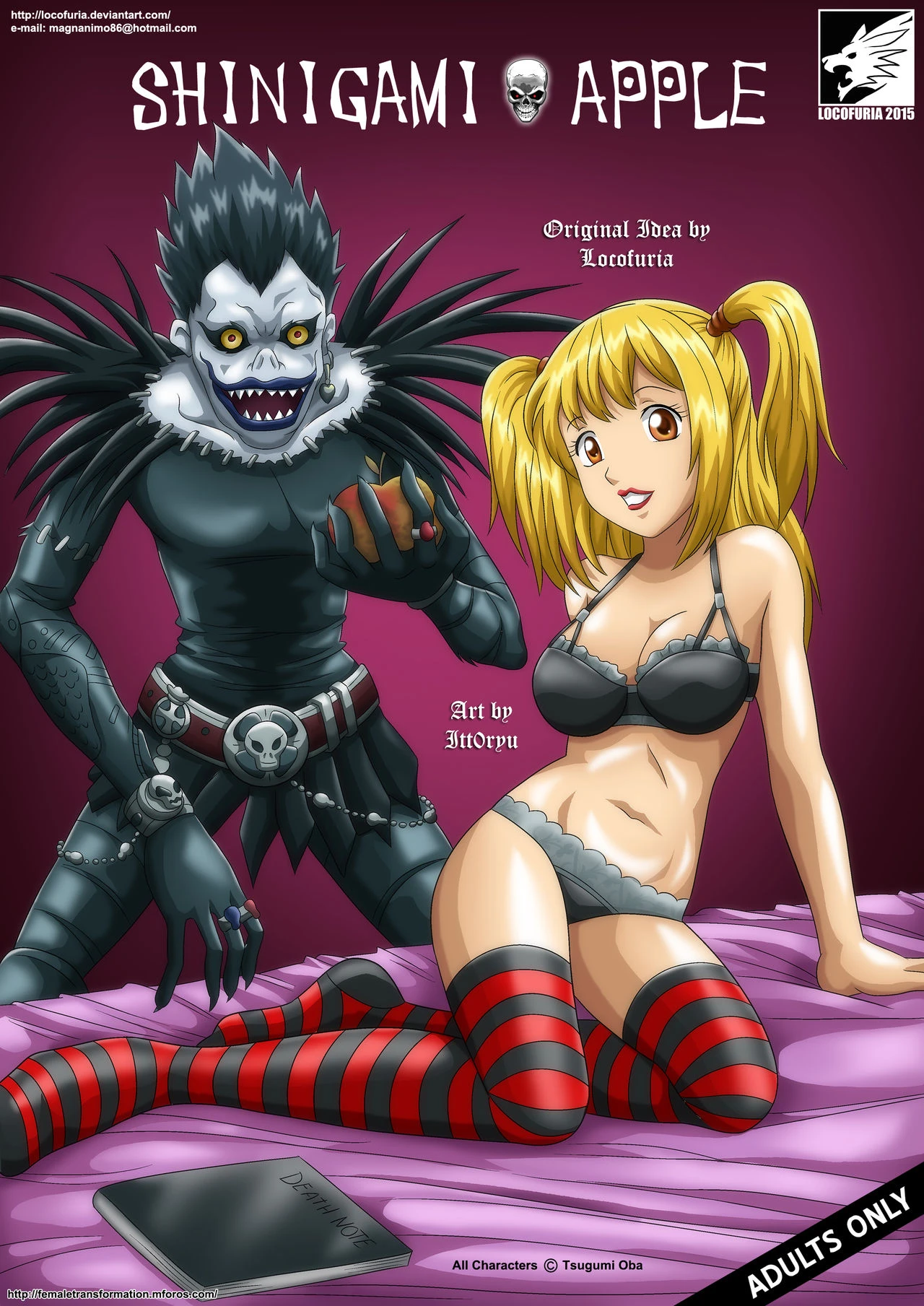 Shinigami Apple porn comic picture 1