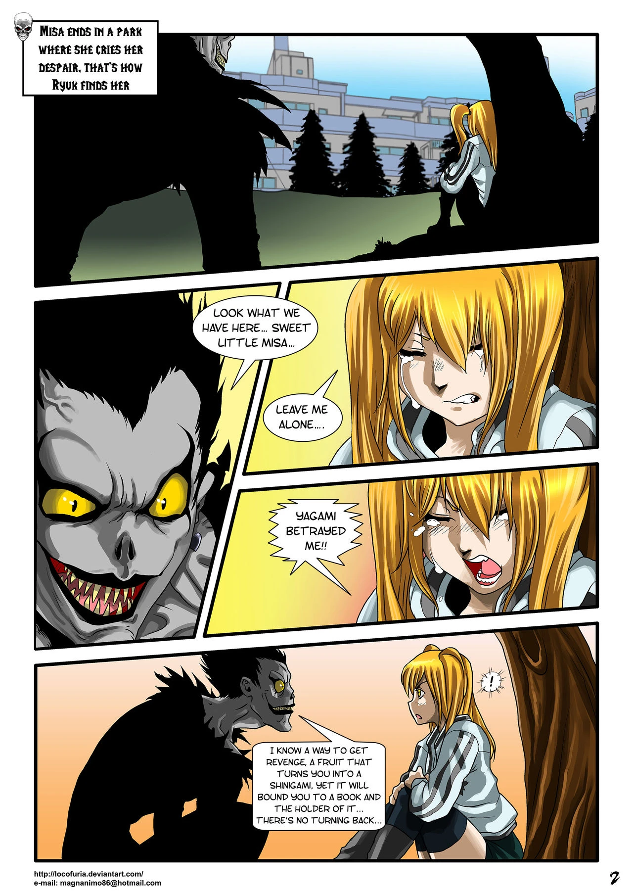 Shinigami Apple porn comic picture 4
